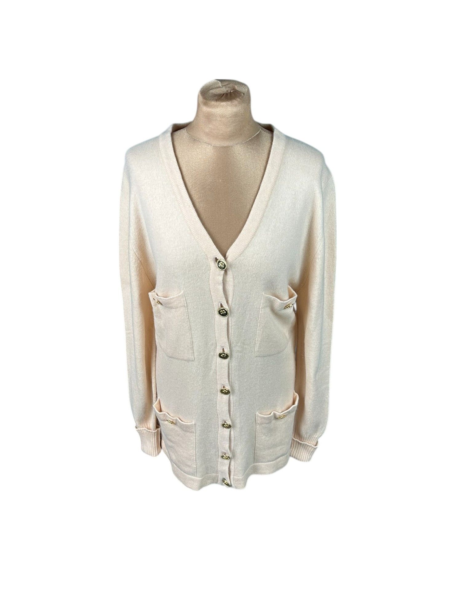 90s Chanel 100% Cashmere Cardigan