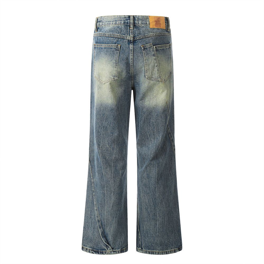 Japanese Brand × Jean Men's hippie trend washed flared jeans y2k Size US 32 / EU 48 - 3 Thumbnail