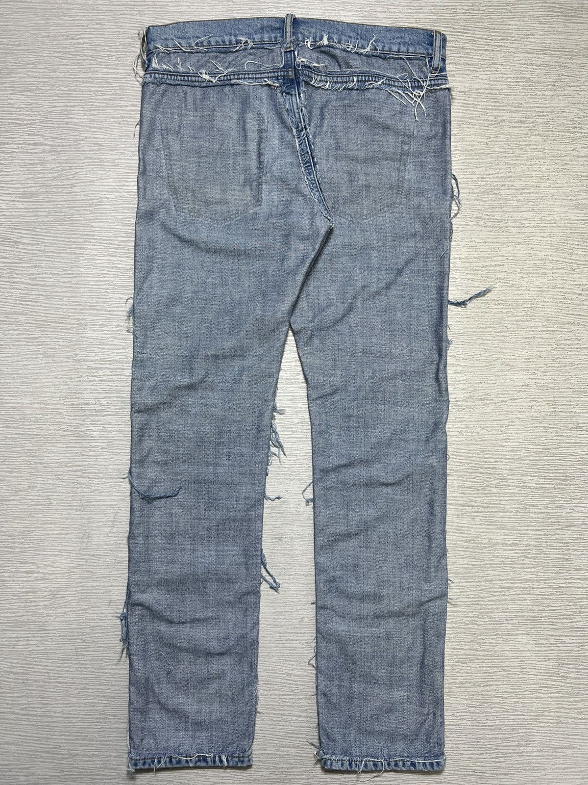 H&M × Maison Margiela H&M - Maison Margiela - Reverse Denim Jeans Size US 31 - 2 Thumbnail