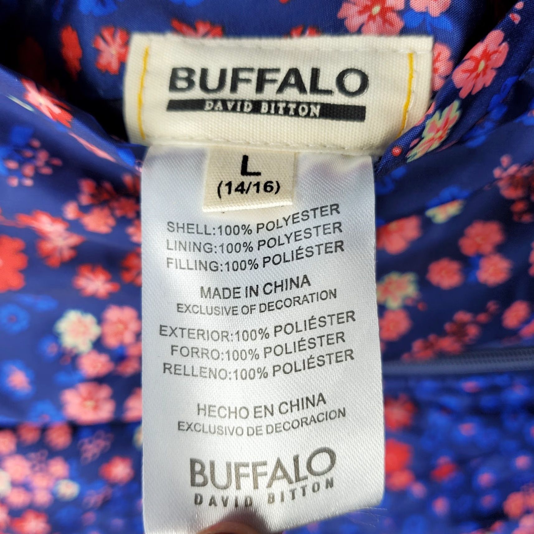 Buffalo David Bitton Buffalo David Bitton Reversible Vest Womens L Multicolor Floral Sherpa Lined Zip Up Vest Size L / US 10 / IT 46 - 7 Thumbnail