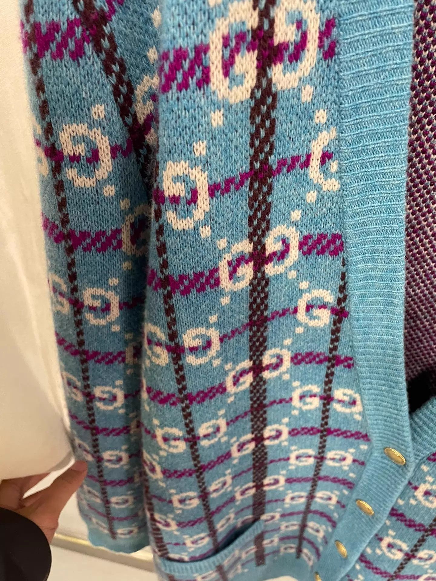 Gucci Gucci GG All-Over Knit Cardigan XL New Size XL / US 12-14 / IT 48-50 - 3 Thumbnail