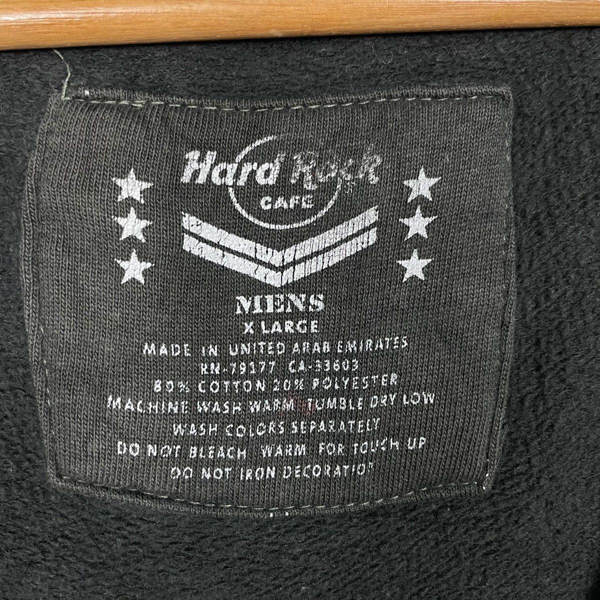 Hard Rock Cafe Hard Rock Cafe Zipper Hoodie Size US XL / EU 56 / 4 - 17 Thumbnail