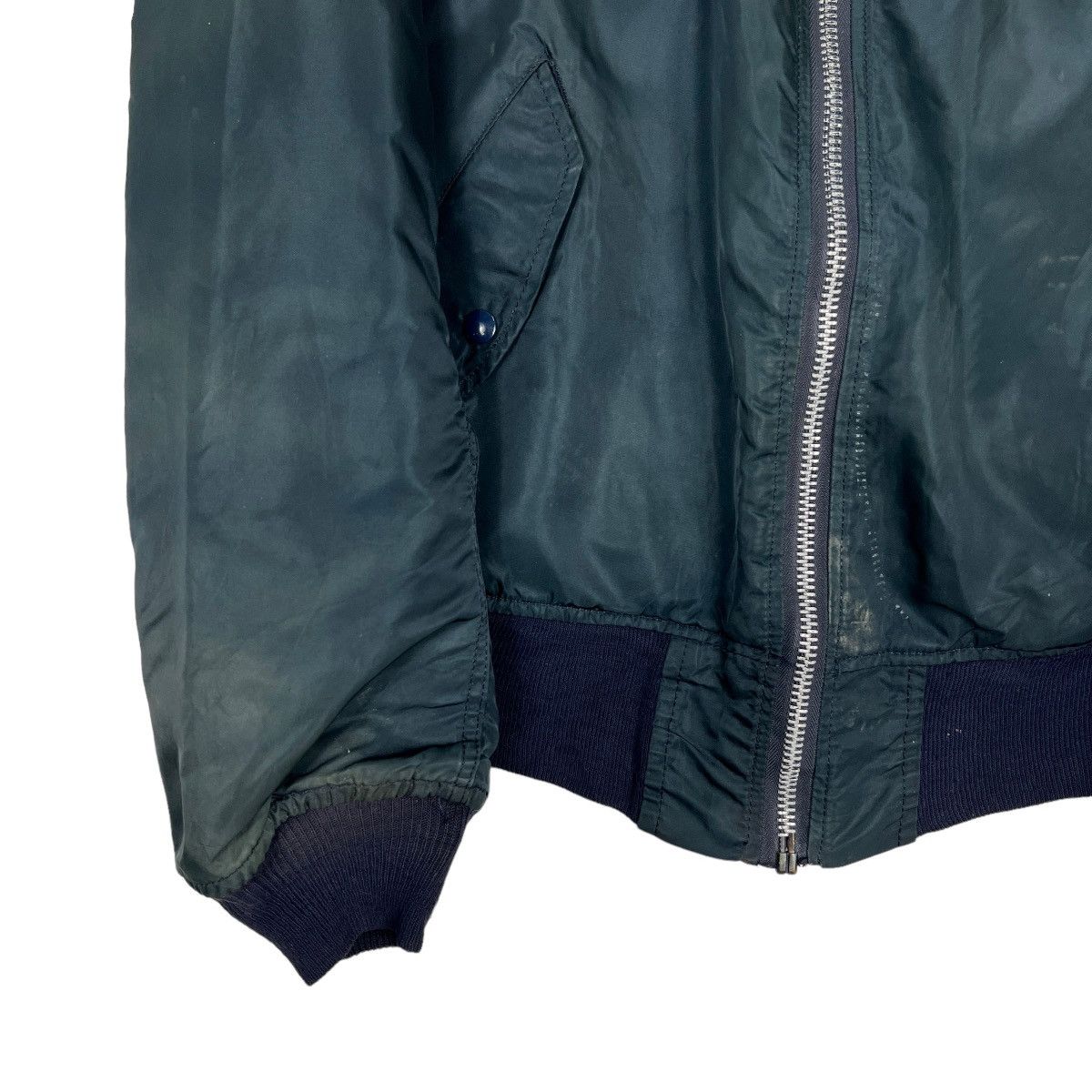 Alpha Industries 🔥 VINTAGE MA-1 ALPHA INDUSTRIES BOMBER JACKET MADE IN USA Size US L / EU 52-54 / 3 - 4 Thumbnail