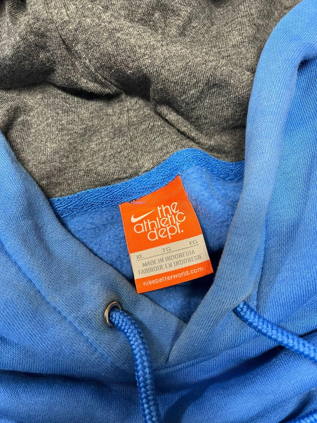 Nike Nike Blue Hooded Sweatshirt - Comfortable & Stylish Size US XL / EU 56 / 4 - 3 Thumbnail