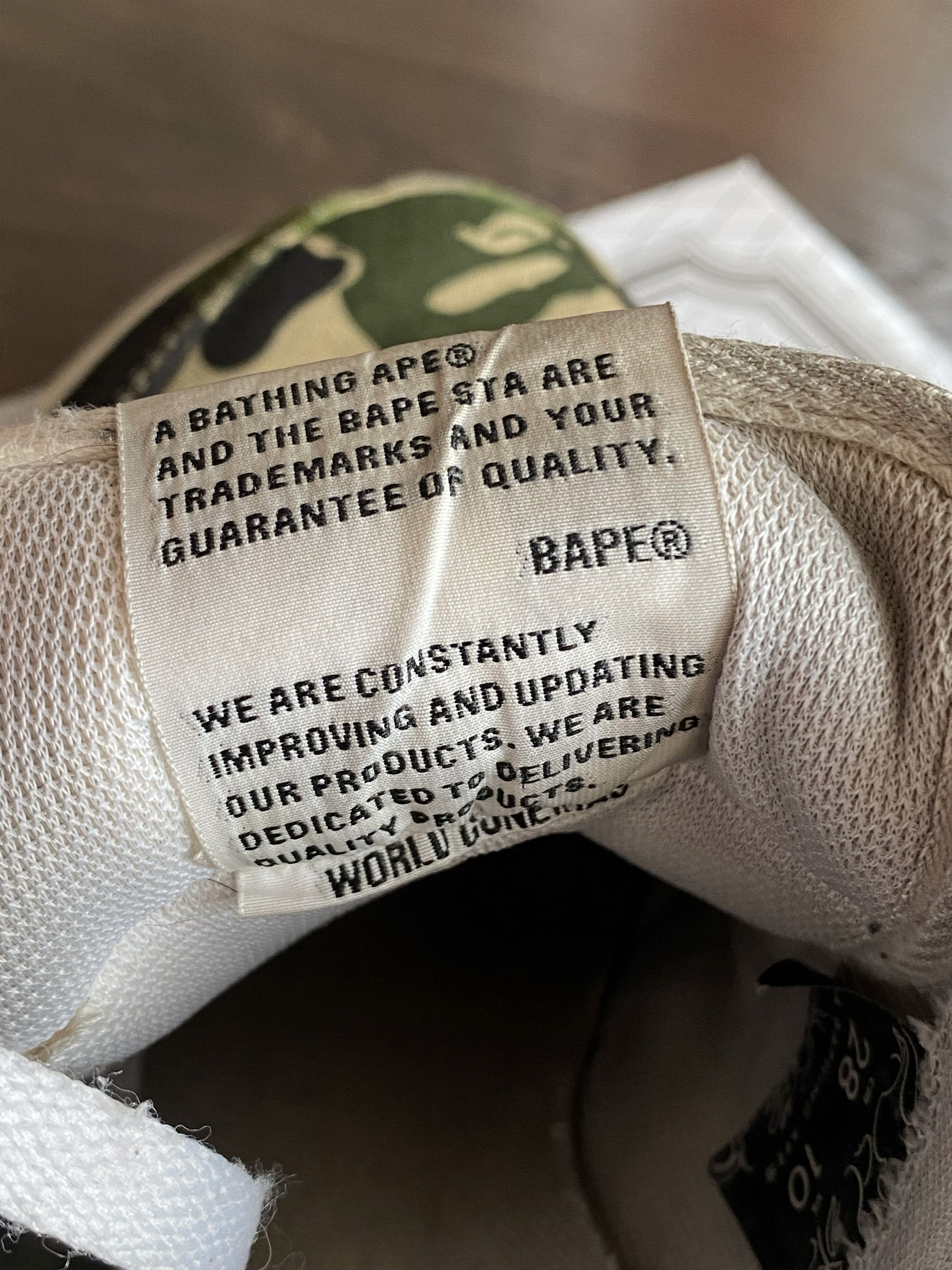 Bape BAPE Bape Sta ABC Camo Canvas – Green Camo Size US 10 / EU 43 - 5 Thumbnail