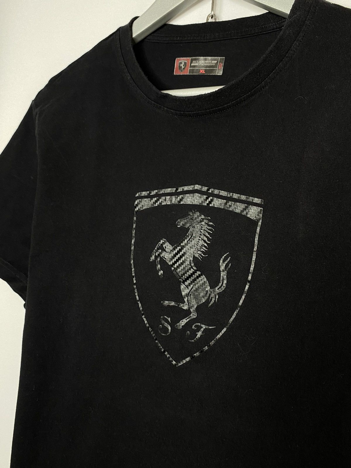Ferrari × Vintage Vintage Ferrari Scuderia Big Logo T-Shirt Tee Short Sleeve Size US XL / EU 56 / 4 - 4 Thumbnail