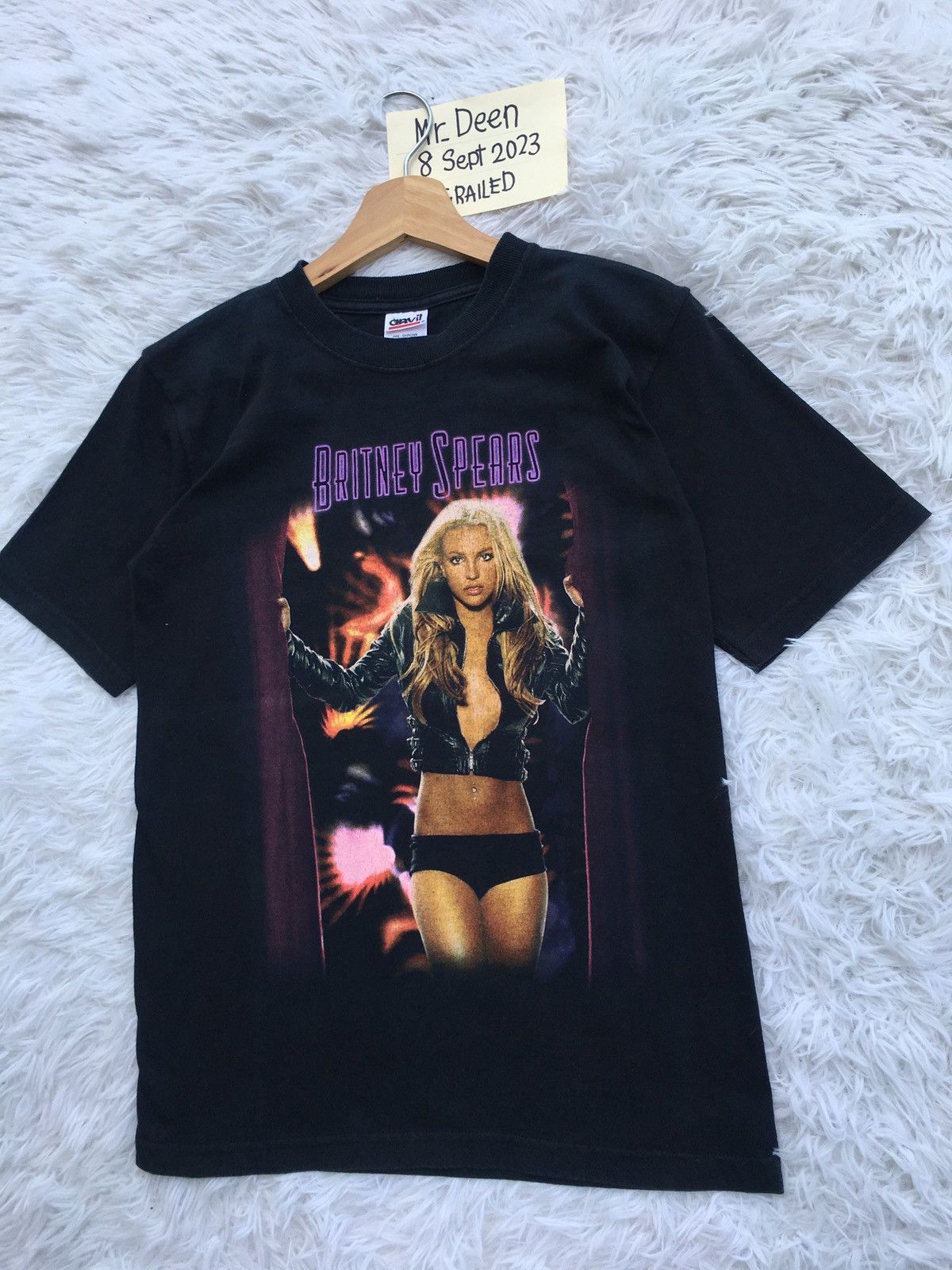 Anvil Rare Vintage Britney Spears Printed Tshirt Size S / US 4 / IT 40 - 3 Thumbnail