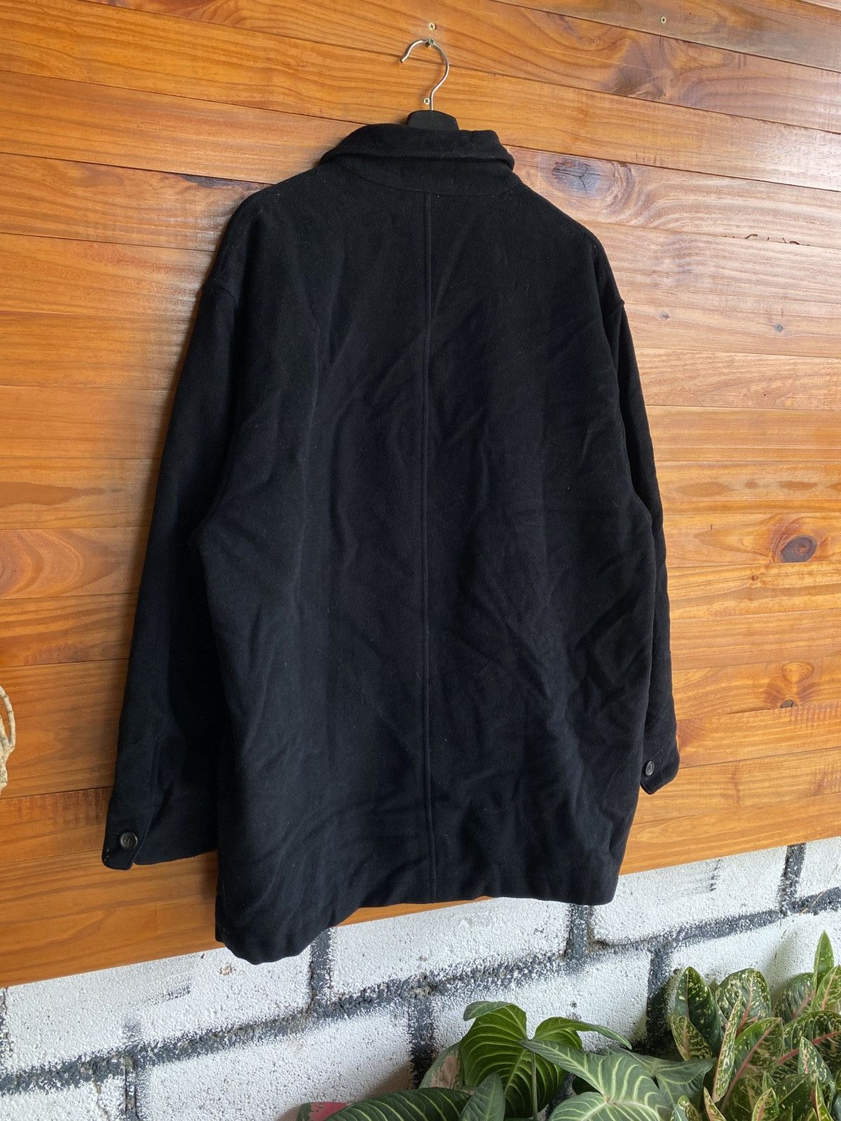 Comme des Garcons Homme Comme des Garçons Homme Black Wool Work Jacket AD1988 Japan Size US M / EU 48-50 / 2 - 8 Thumbnail