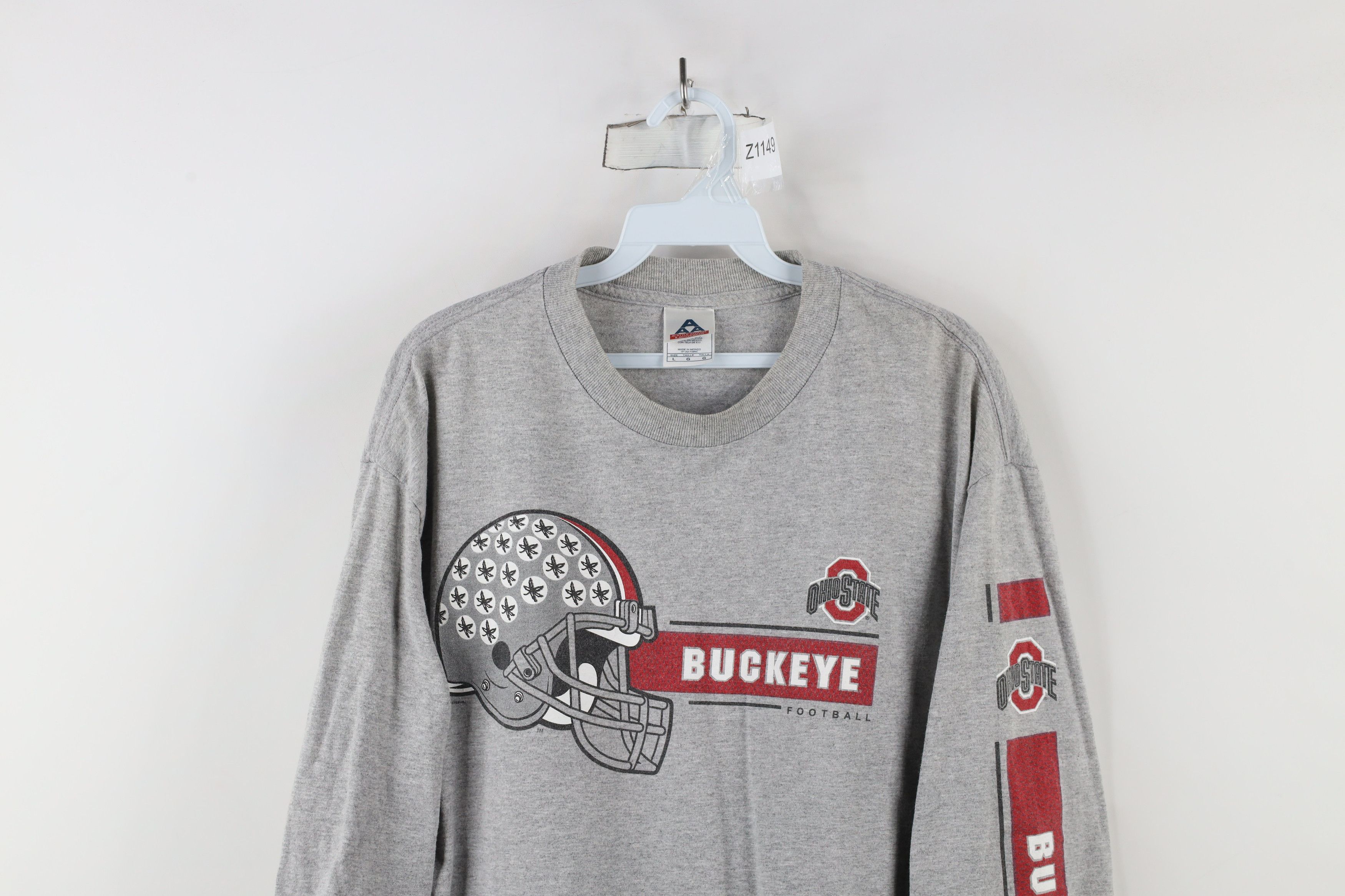 Vintage Vintage 90s Ohio State University Long Sleeve T-Shirt Size US L / EU 52-54 / 3 - 2 Thumbnail