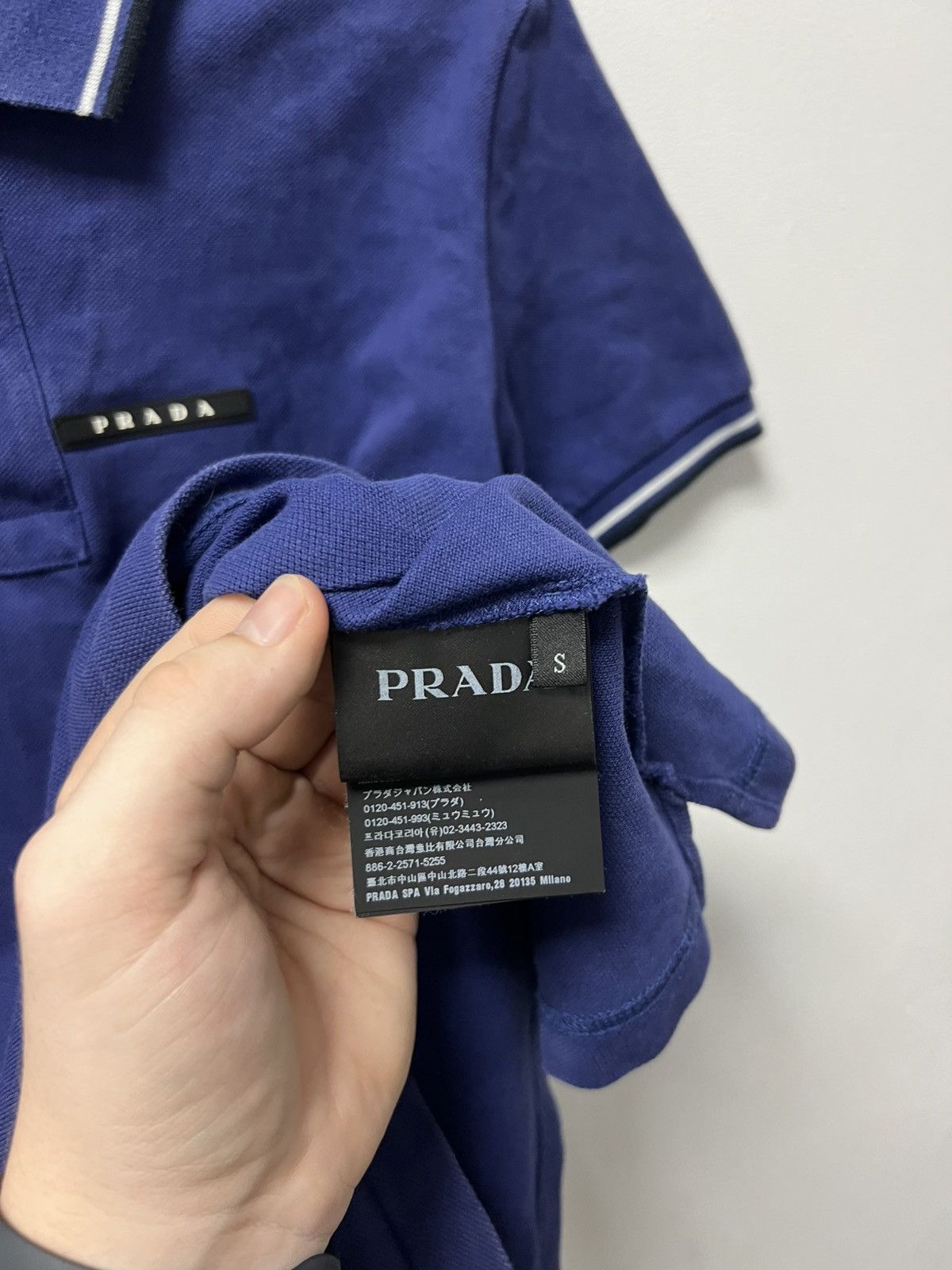 Prada Prada Polo T-Shirt Red Tab Size US S / EU 44-46 / 1 - 9 Thumbnail