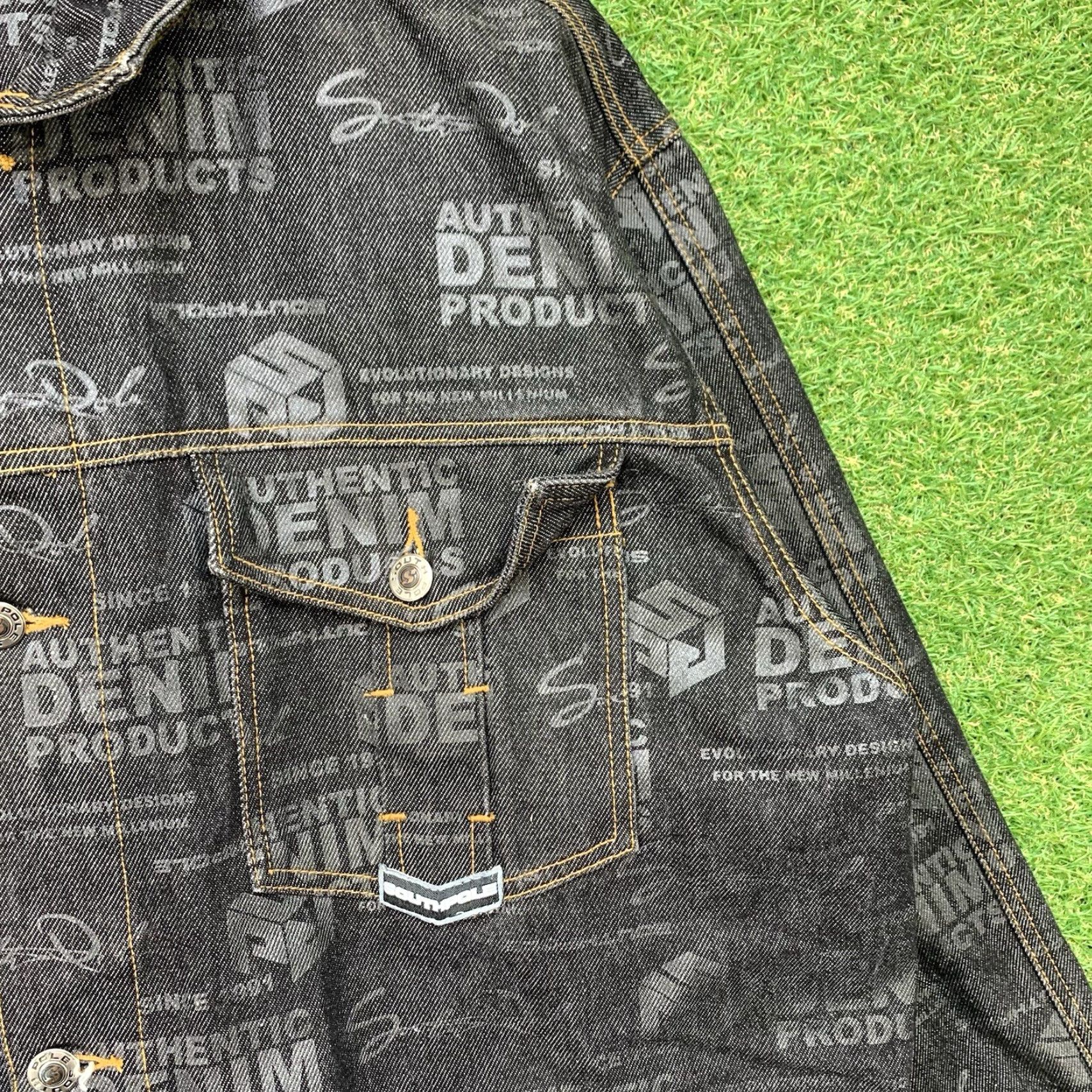 Southpole VINTAGE Black Southpole Jacket Mens XL Denim Graffiti Hip Hop Streetwear Graphic Size US XL / EU 56 / 4 - 7 Thumbnail