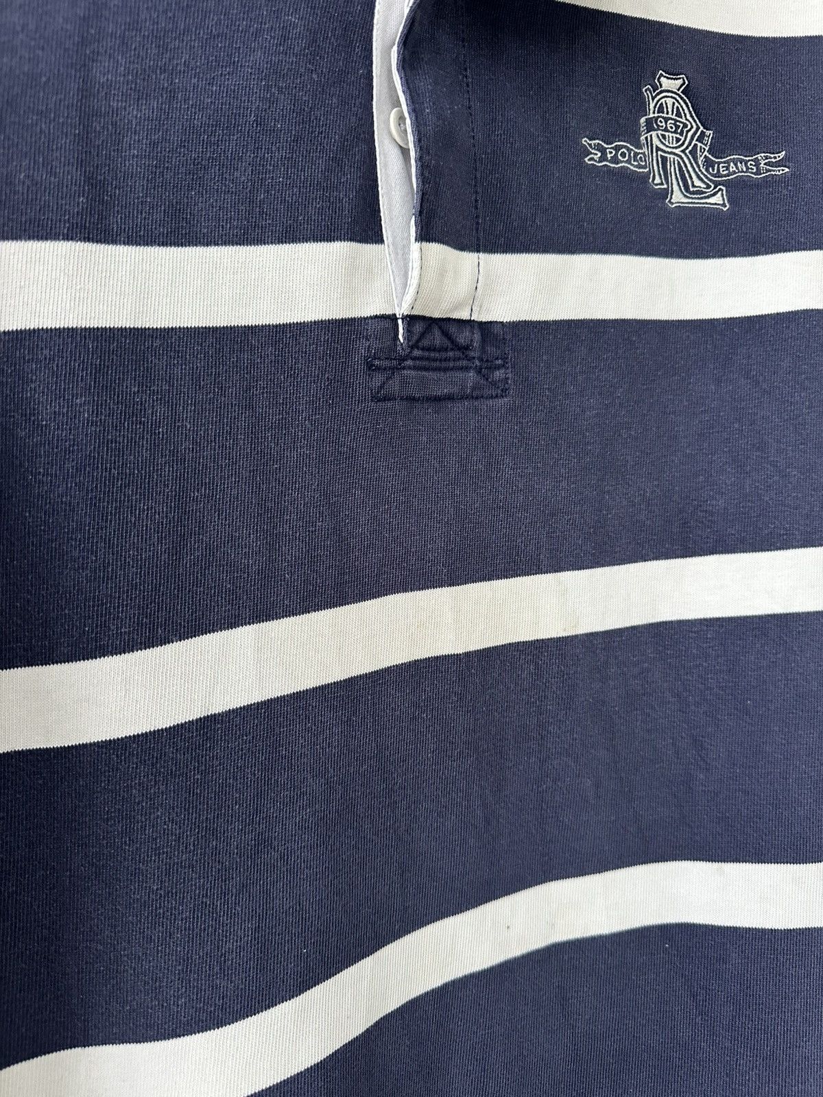 Polo Ralph Lauren Vintage Polo Ralph Lauren Rugby Sweatshirt “R” Logo Size US XL / EU 56 / 4 - 15 Thumbnail