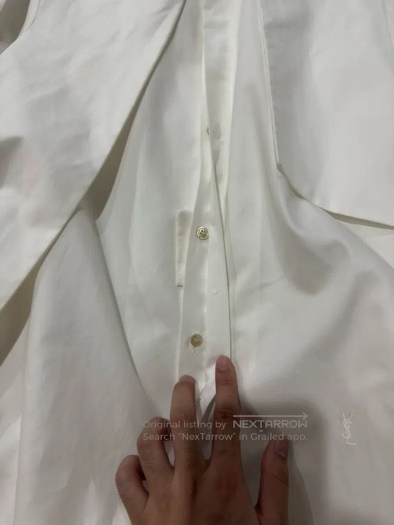Saint Laurent Paris Saint Laurent Paris size 40 Large Butterfly Bow Tie Shirt Size S / US 4 / IT 40 - 8 Thumbnail