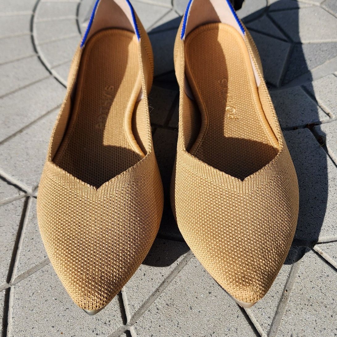 Designer Rothy's The Point Amber Knit Ballet Flats 8 Size US 8 / IT 38 - 4 Thumbnail