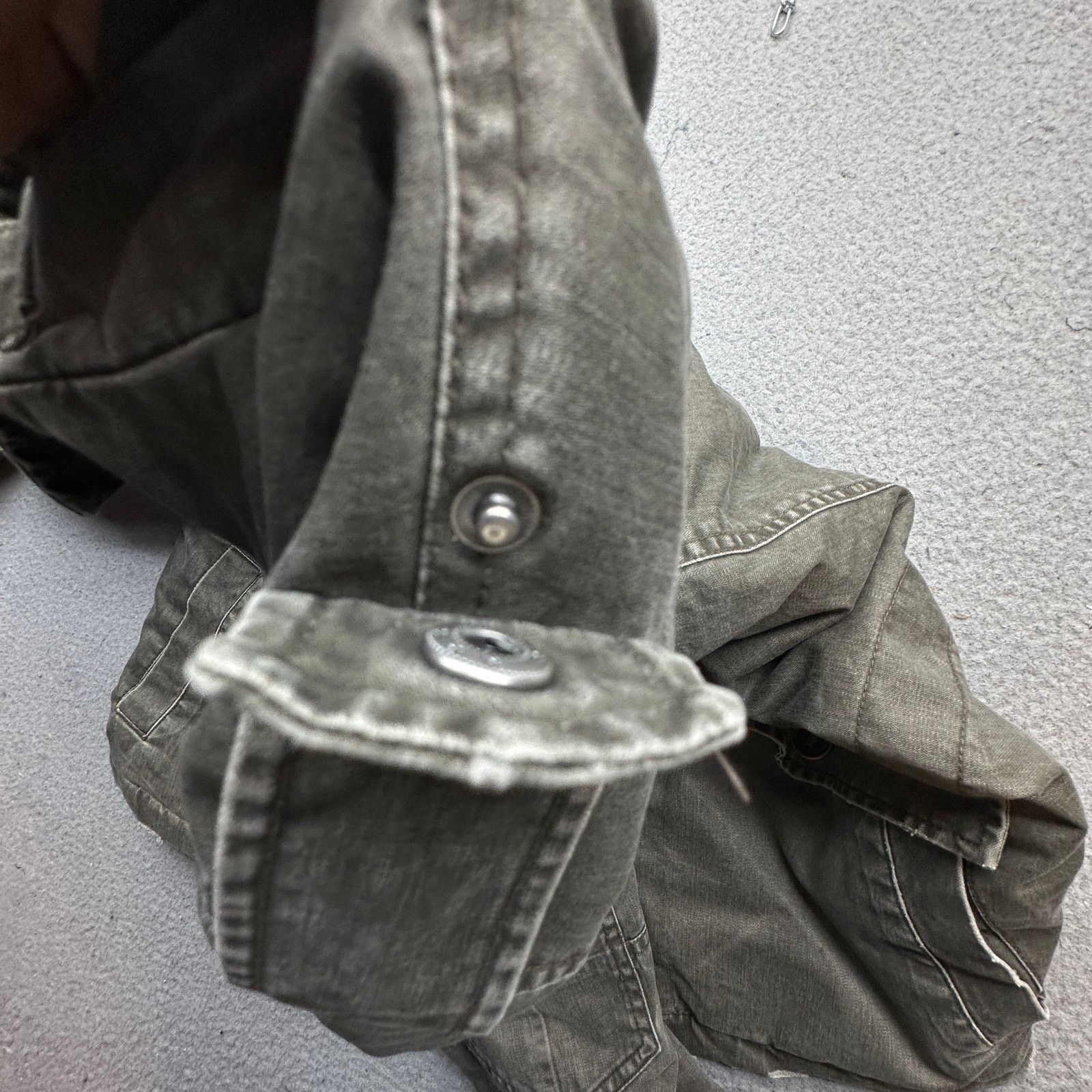 Guess Guess Jeans Military Distressed Jacket Mens Large Green M65 Size US L / EU 52-54 / 3 - 9 Thumbnail
