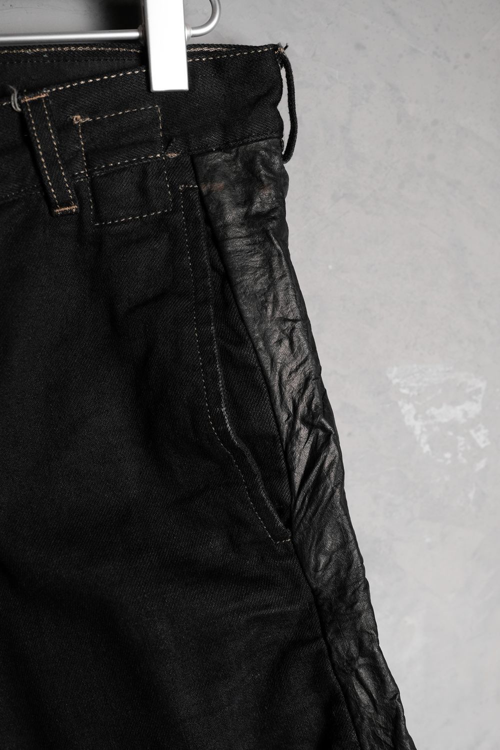 Rick Owens Drkshdw Rick Owens DRKSHDW Lamb Leather Patch Cropped Jeans Size US 30 / EU 46 - 5 Thumbnail