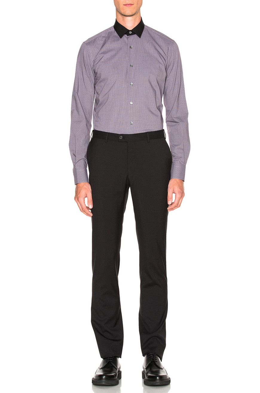 Lanvin LANVIN CONTRAST COLLAR SHIRT Size US S / EU 44-46 / 1 - 10 Thumbnail