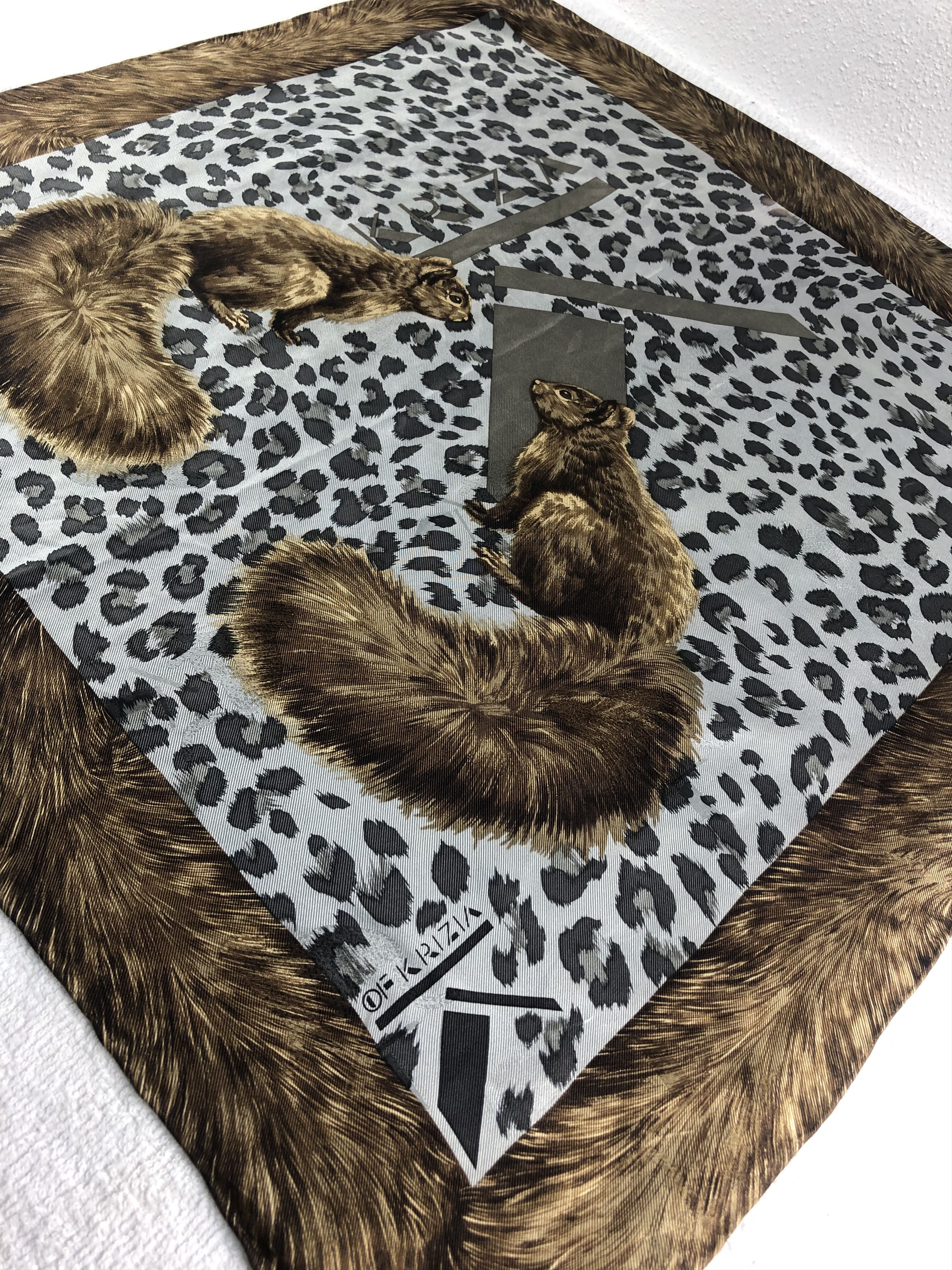 Krizia Uomo Krizia Uomo Silk Handkerchief / Bandana / Neckerchief C222 Size ONE SIZE - 4 Thumbnail