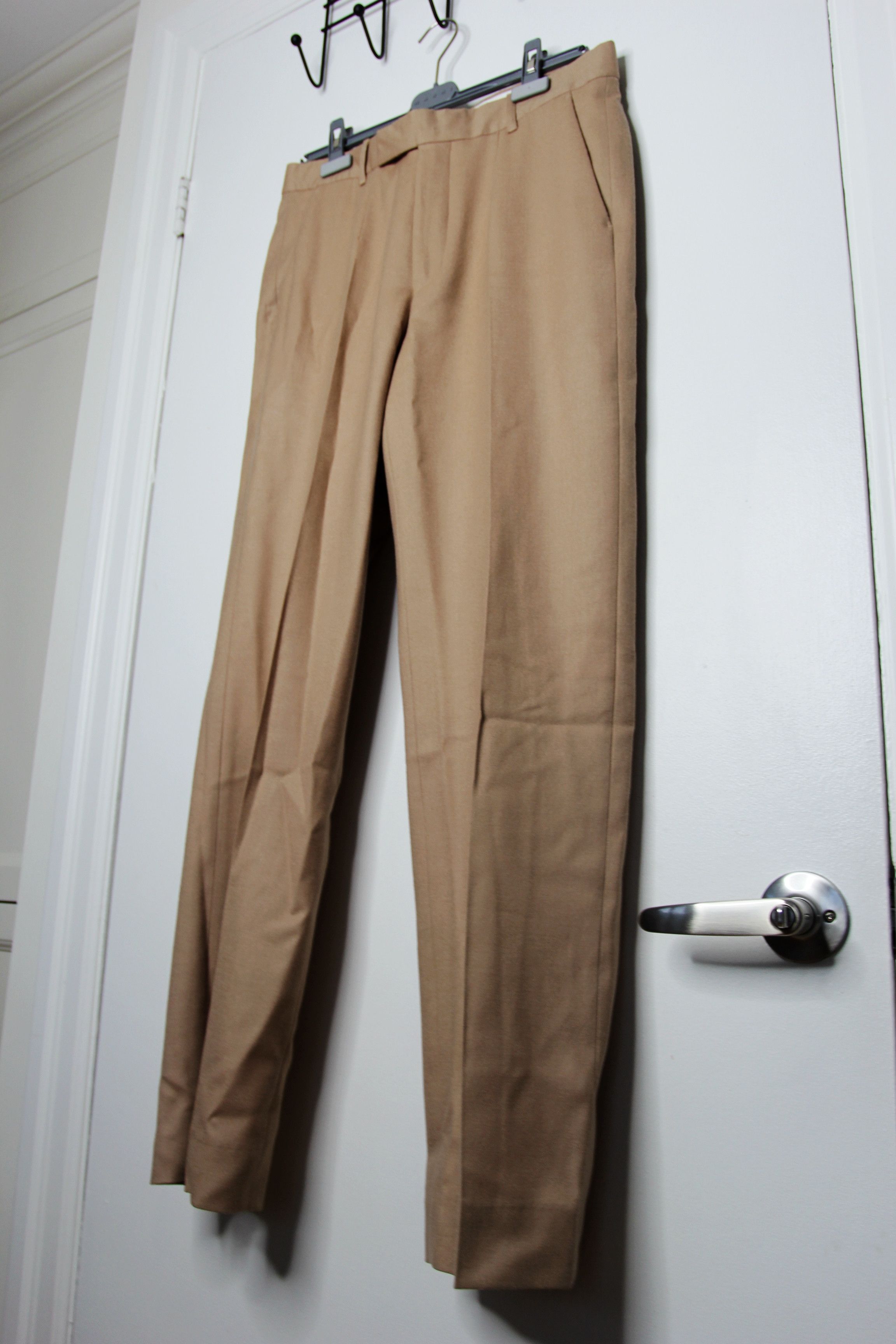 Other BNWT AW25 ECOLE DE PENSEE OLD ROSE BRUSHED WOOL PANTS 42 Size US 36 / EU 52 - 5 Thumbnail