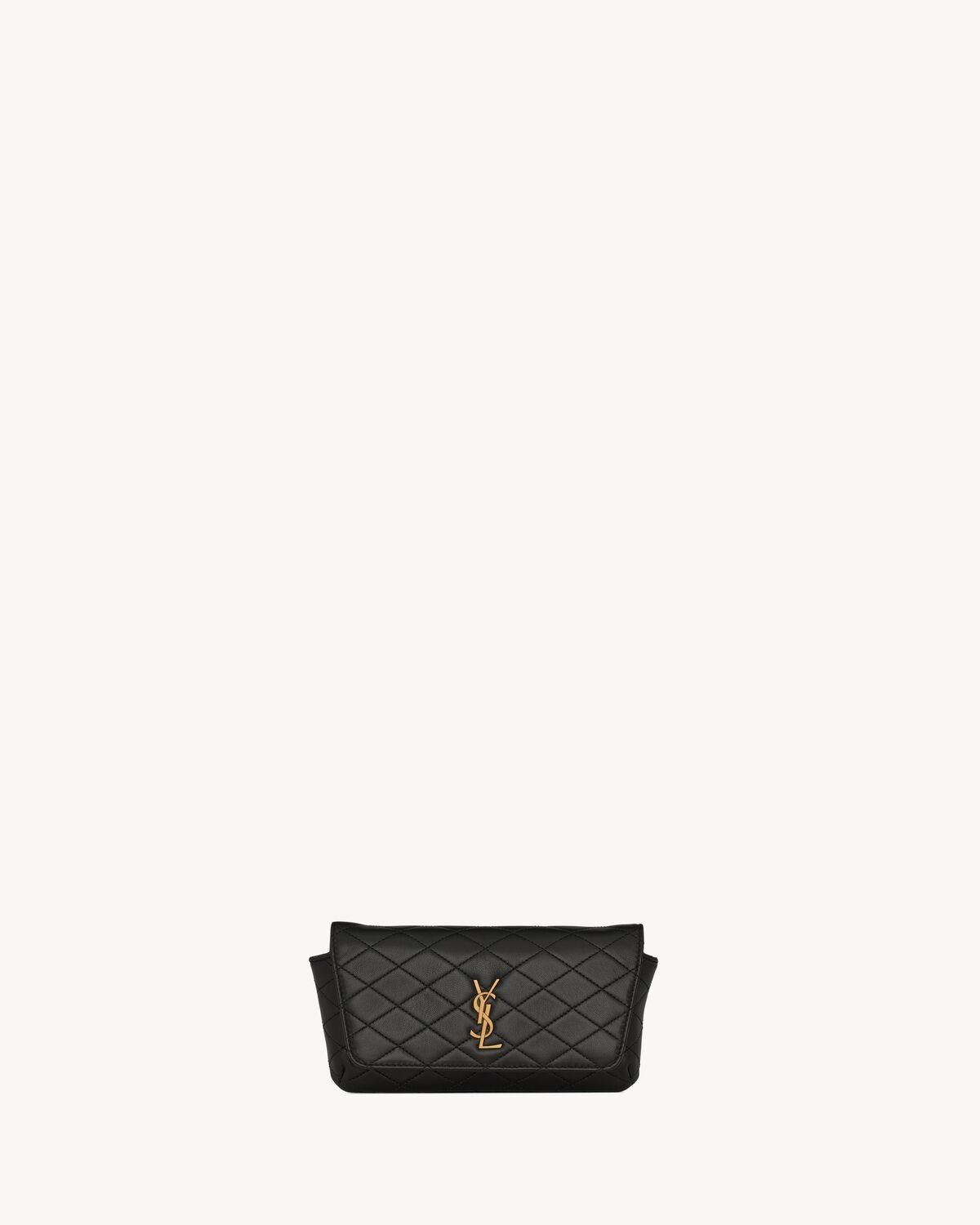 Saint Laurent Paris o1s1wg111225 742579 Size: OS / Gaby Phone Case in Lambskin Size ONE SIZE - 2 Thumbnail