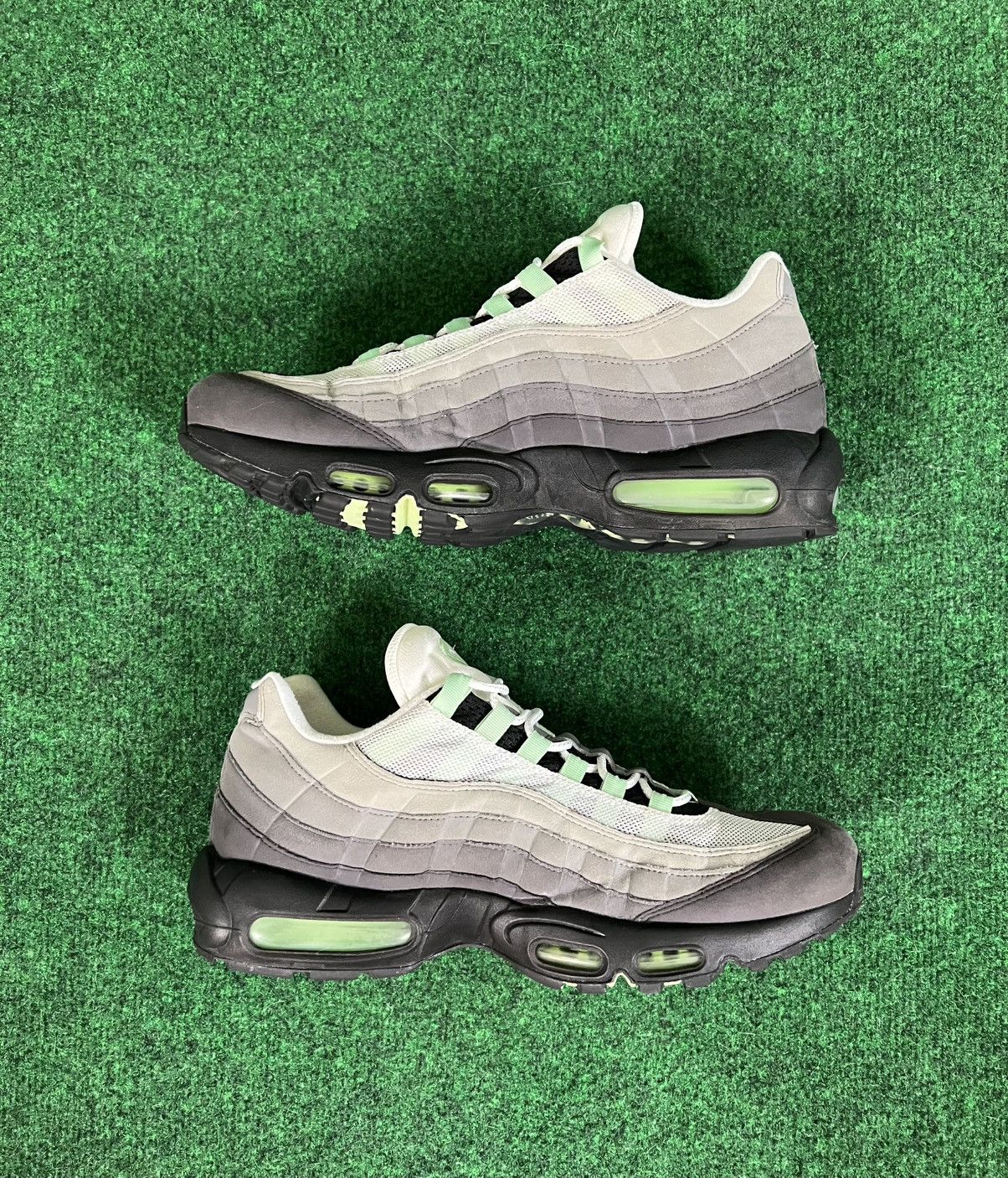 Nike Nike Air Max 95 Fresh Mint White Granite Dust Grey Size 12 Size US 12 / EU 45 - 3 Thumbnail