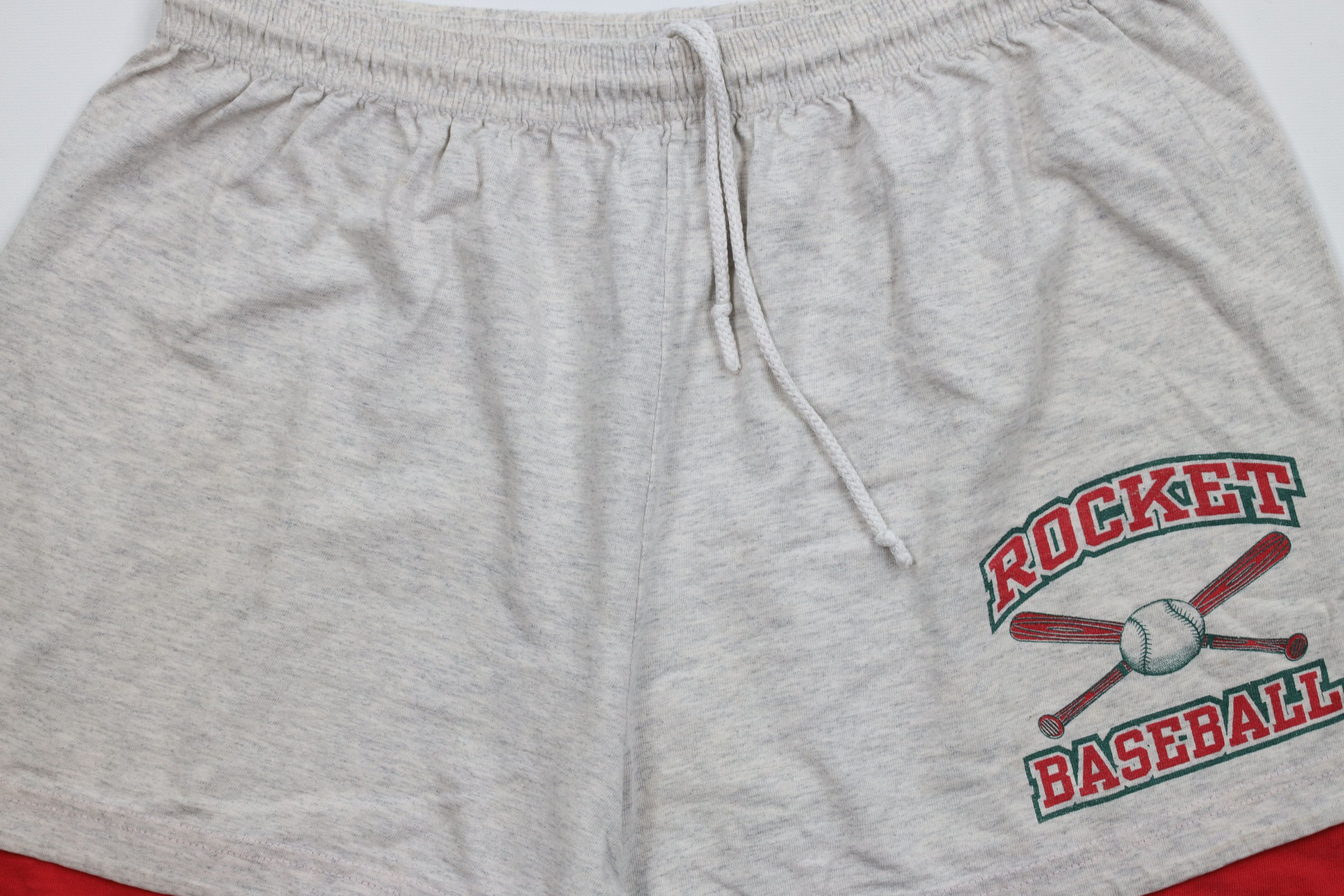 Vintage Vintage 90s Streetwear Layered Rocket Baseball Shorts USA Size US 36 / EU 52 - 3 Thumbnail