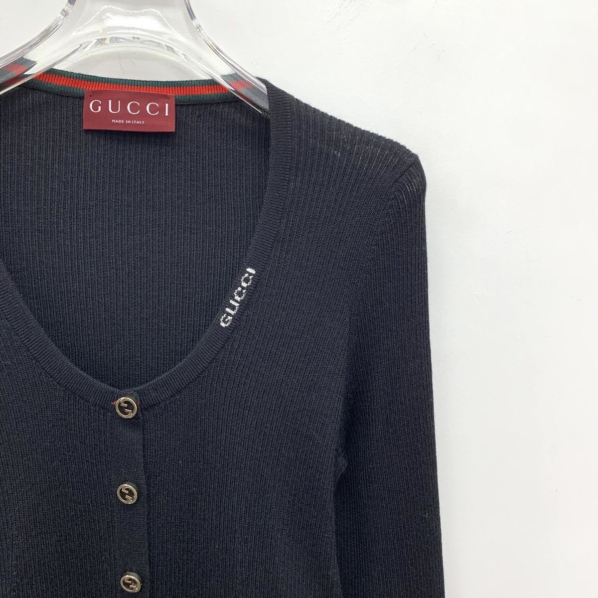 Gucci Gucci Long Sleeve Knitted Cardigan Coat K26WX Size L / US 10 / IT 46 - 3 Thumbnail