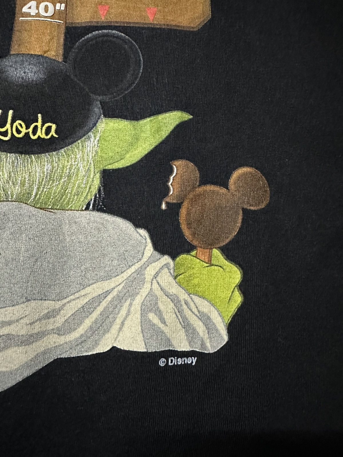 Disney × Star Wars × Vintage Vintage Star Wars Judge Me By My Size, Do You? Sun Faded Tee Size US L / EU 52-54 / 3 - 4 Thumbnail