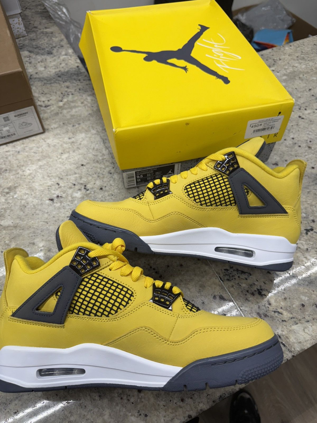 Jordan Brand Air Jordan 4 Retro Lighting’s Size US 9.5 / EU 42-43 - 2 Thumbnail