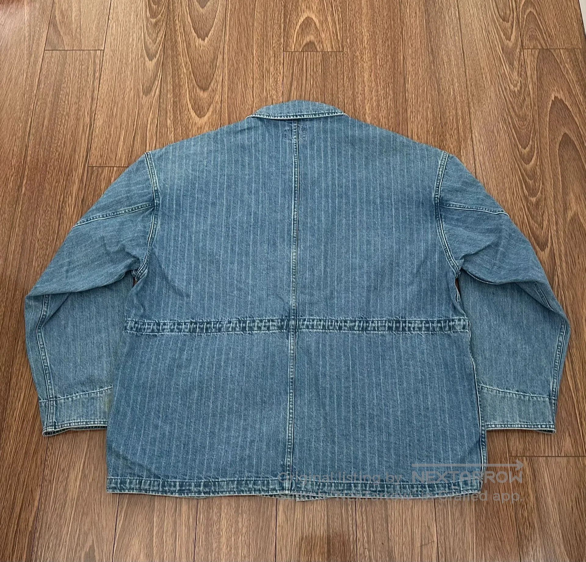 Cav Empt indigo oversized denim jacket with pockets. Size US XL / EU 56 / 4 - 2 Thumbnail