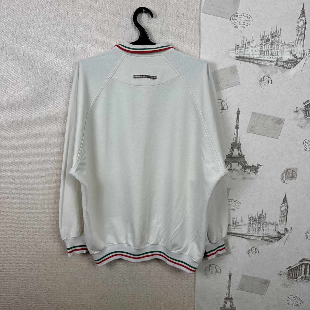 Adidas Vintage Adidas Old Scotland Sweartshirt Sz L Beige Mens Size US L / EU 52-54 / 3 - 2 Thumbnail