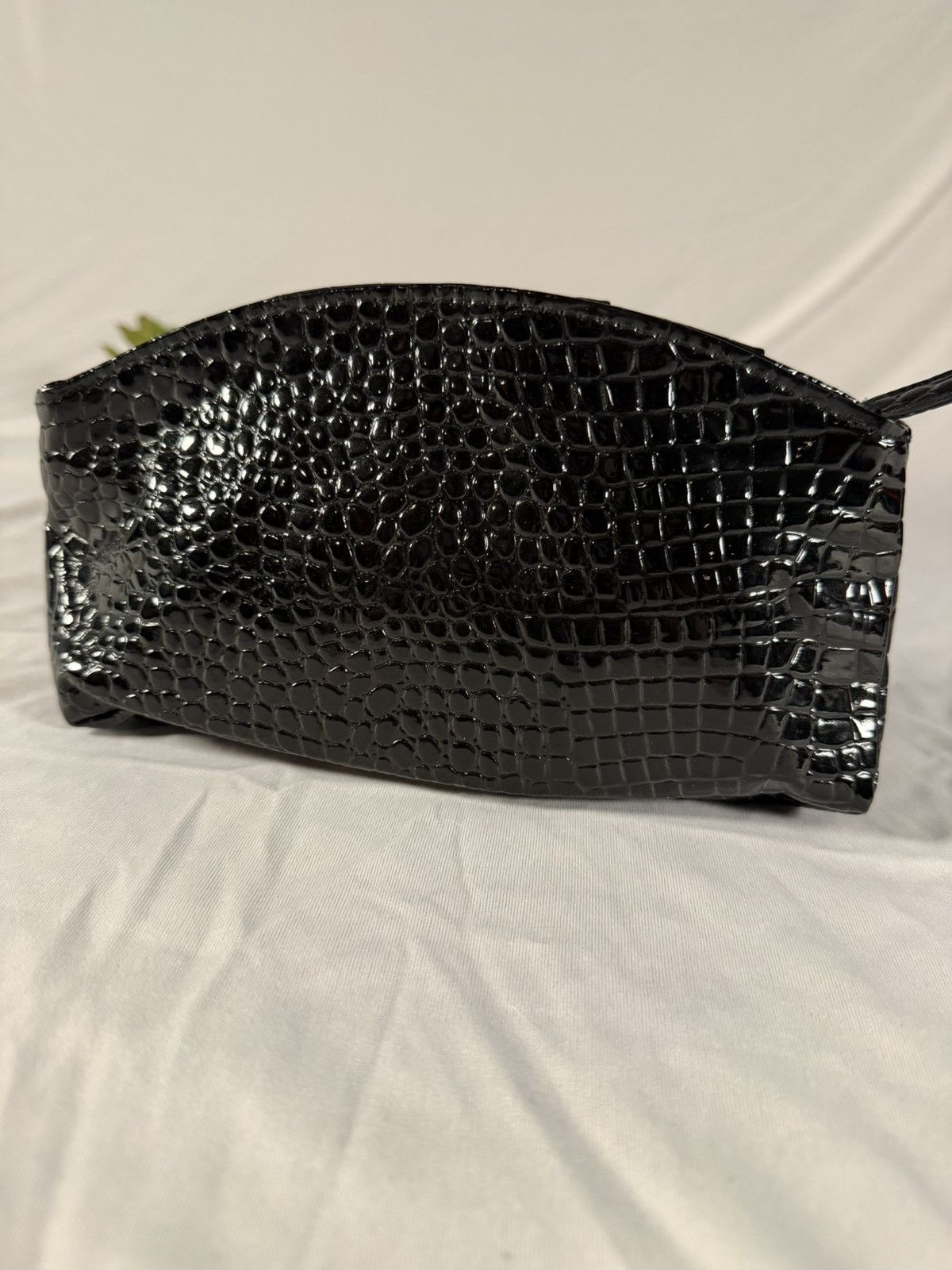 Giorgio Armani Giorgio Armani Parfum Clutch Travel Bag Black Patent Leather Size ONE SIZE - 5 Thumbnail