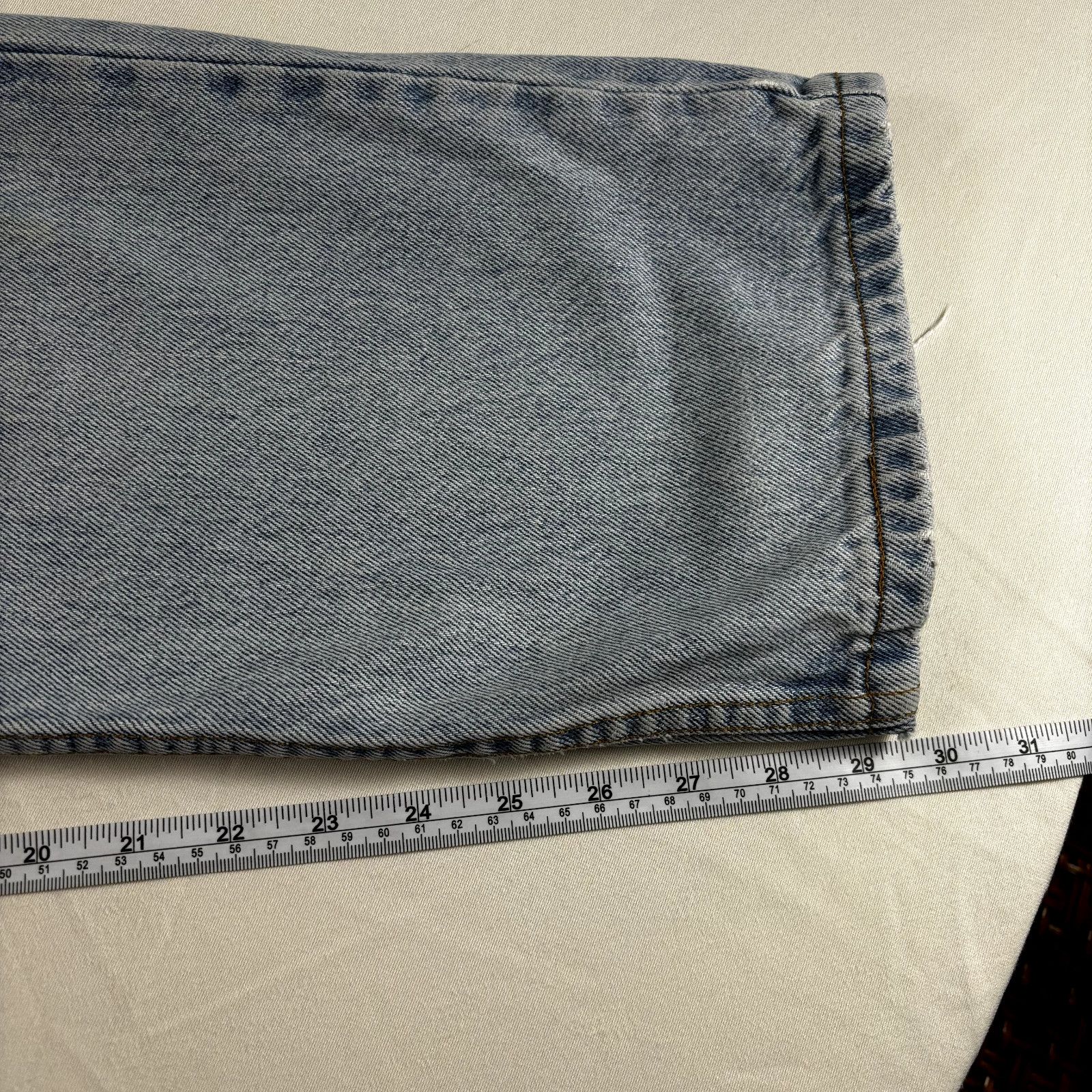Levi's Levi's 505 Men's Sz 36x30 Blue Regular Fit Straight Leg 100% Size US 36 / EU 52 - 5 Thumbnail