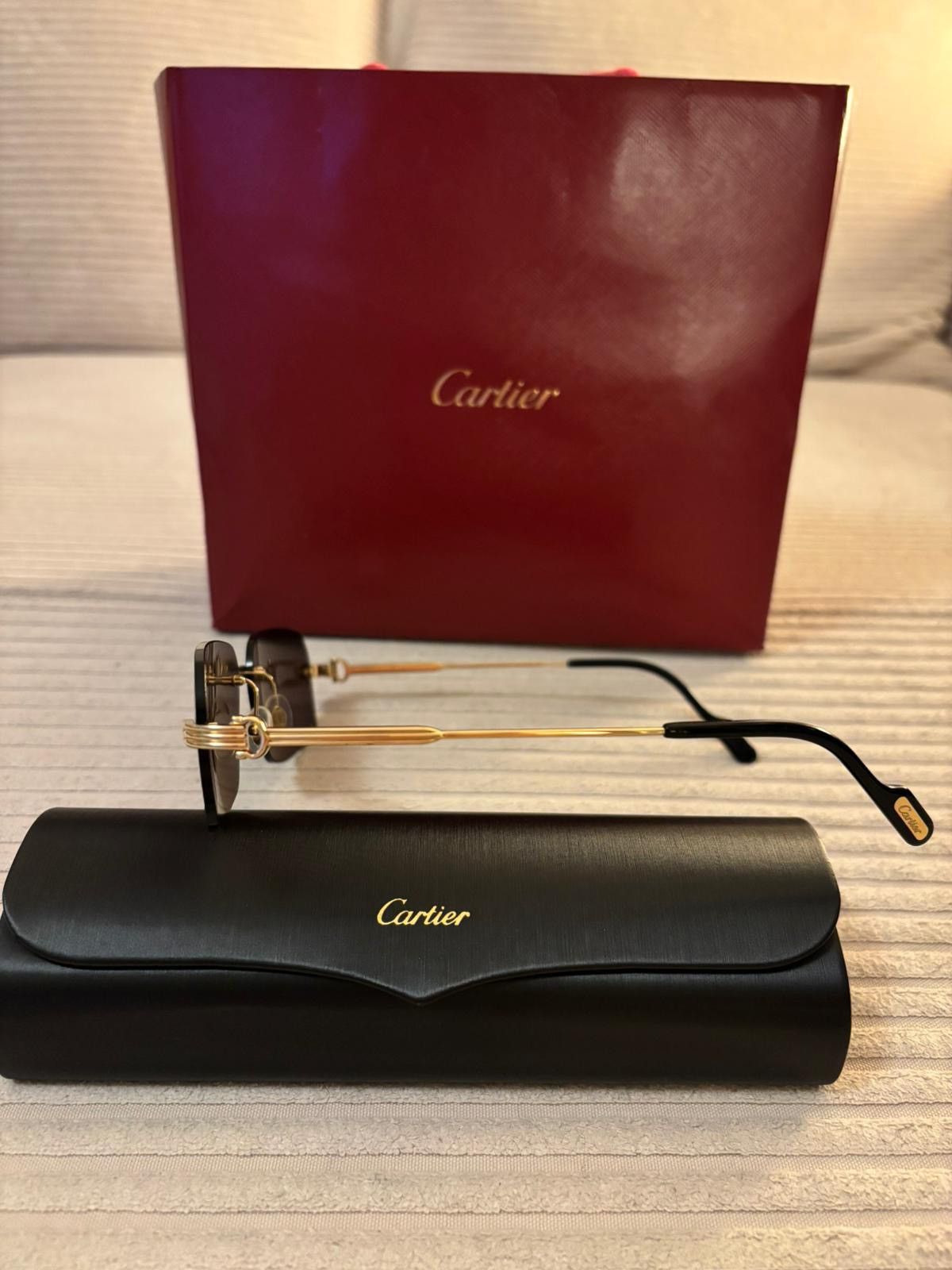 Cartier Authentic Cartier G48 G26 FT rimless sunglasses Size ONE SIZE - 3 Thumbnail