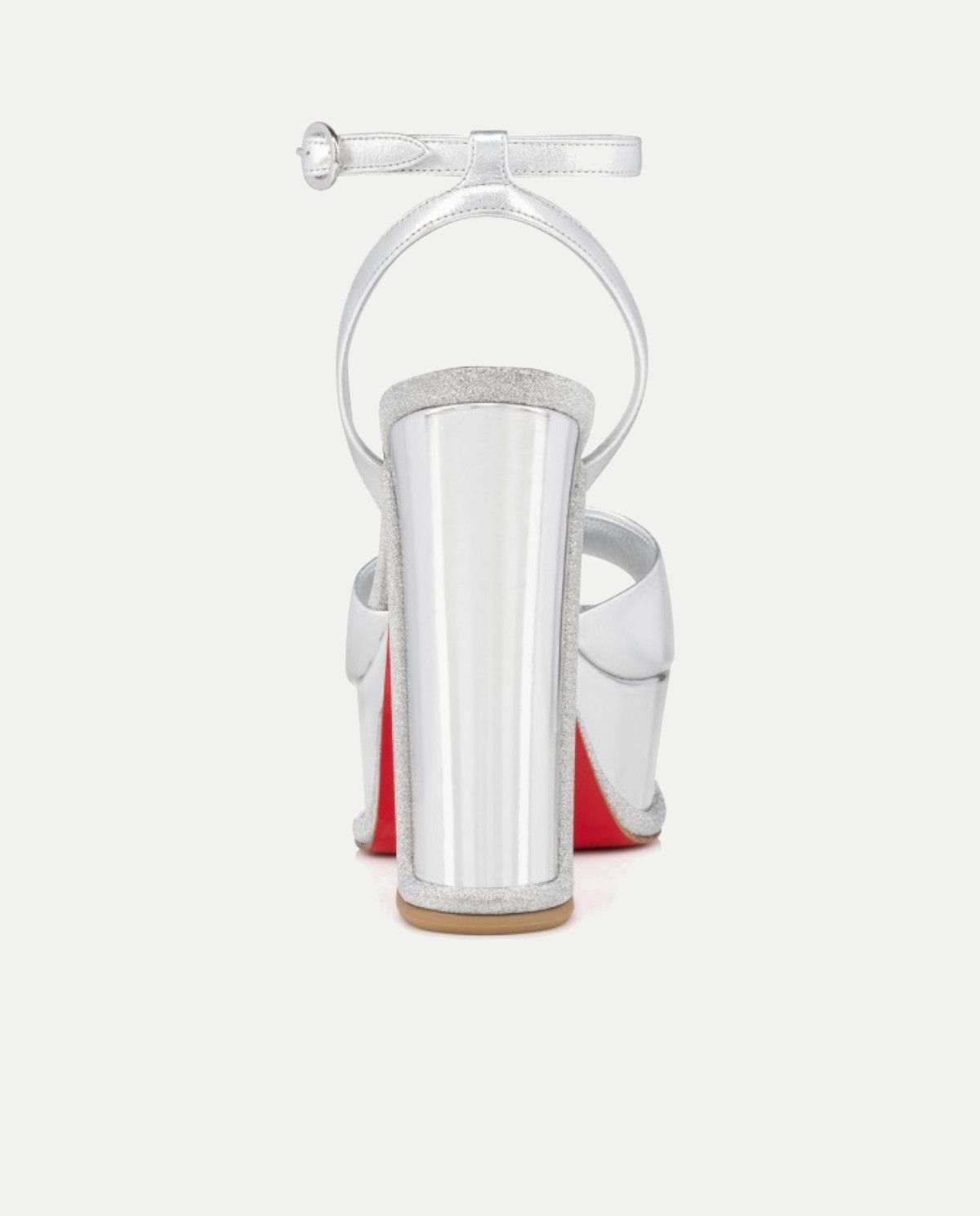 Christian Louboutin o1s1wg110924 Heeled Sandals in Silver Size US 9 / IT 39 - 3 Thumbnail