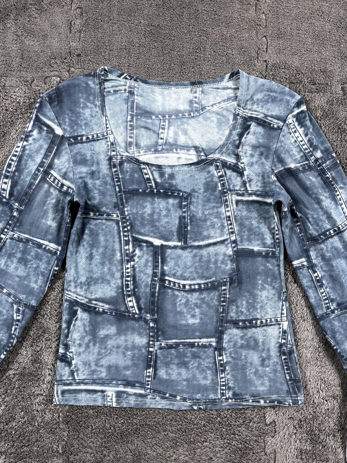 Japanese Brand VINTAGE Y2K JPG STYLE LONG SLEEVE PRINTED TOP Size M / US 6-8 / IT 42-44 - 3 Thumbnail