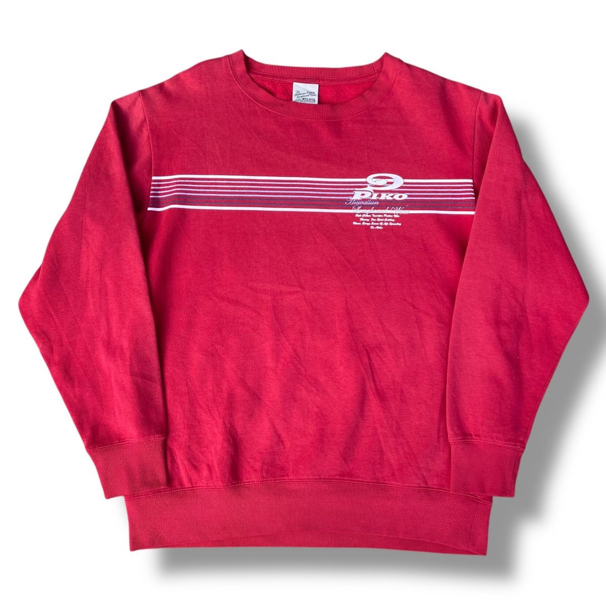 Vintage Vintage 90s Piko Hawaiian Longboard Wear Sweatshirt. #F4 Size US L / EU 52-54 / 3 - 3 Thumbnail