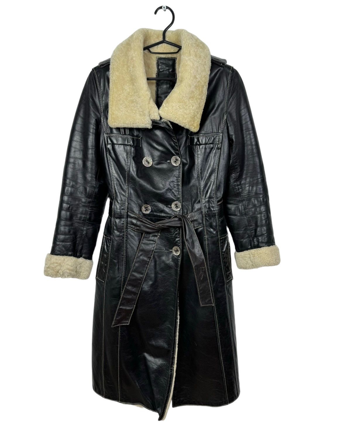 Other Jaris Genuine Leather Sheepskin Coat Belted size XS Size XS / US 0-2 / IT 36-38 - 11 Thumbnail