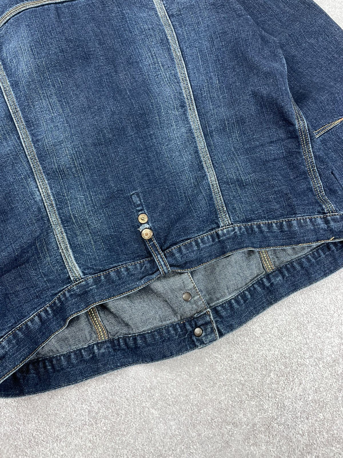 Japanese Brand × Marithe + Francois Girbaud Marithe Francois Girbaud Denim Jacket Y2k Size L / US 10 / IT 46 - 10 Thumbnail