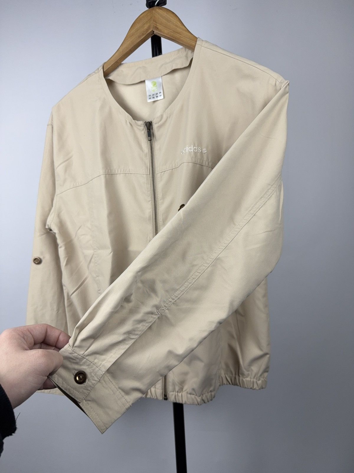 Adidas Vintage 00s Adidas Neo Minimalist Zip Jacket Lightweight Size L / US 10 / IT 46 - 7 Thumbnail