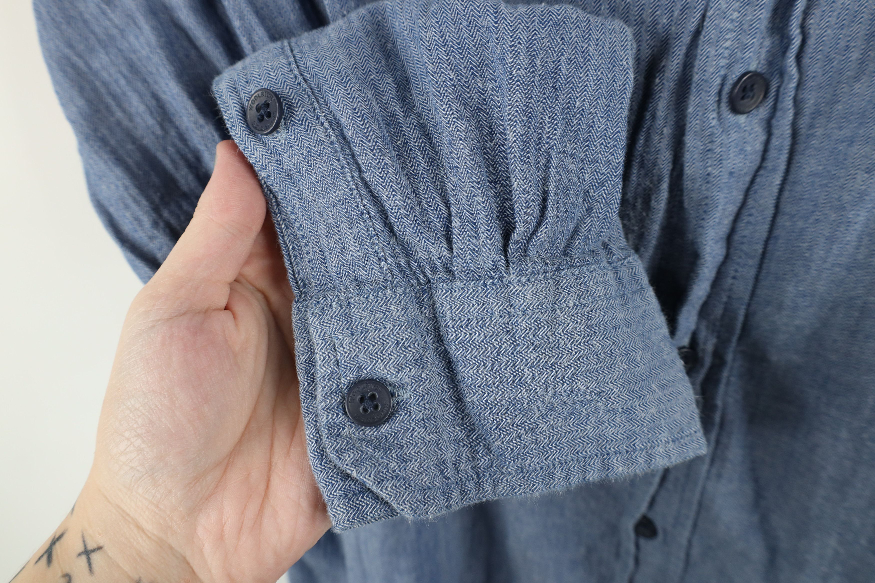 Vintage × Woolrich Woolen Mills Vintage Woolrich Herringbone Collared Button Down Shirt Size US XL / EU 56 / 4 - 5 Thumbnail