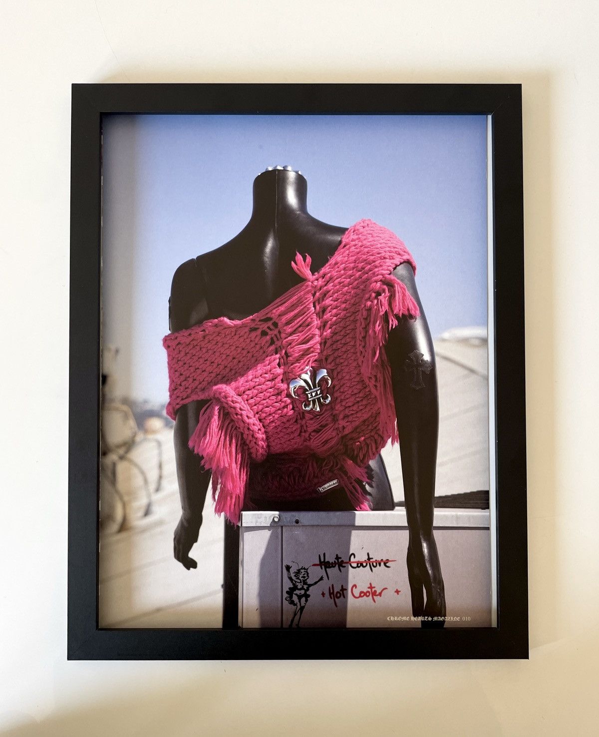 Chrome Hearts Chrome Hearts Poster framed 9x11 Size ONE SIZE - 1 Thumbnail