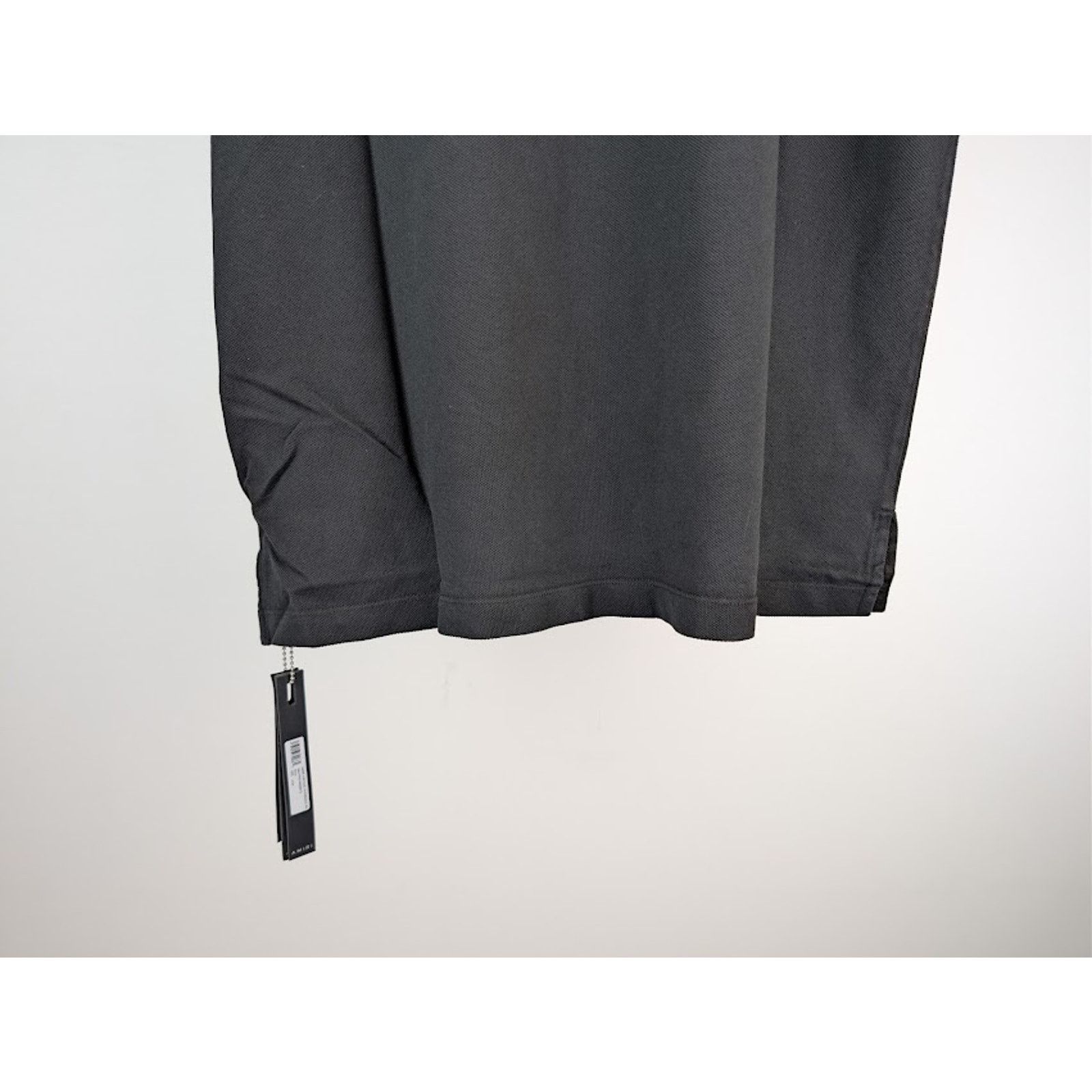 Amiri o1rshd1 Vintage Oversized Short-Sleeved Polo Shirt in Black Size US XL / EU 56 / 4 - 13 Thumbnail