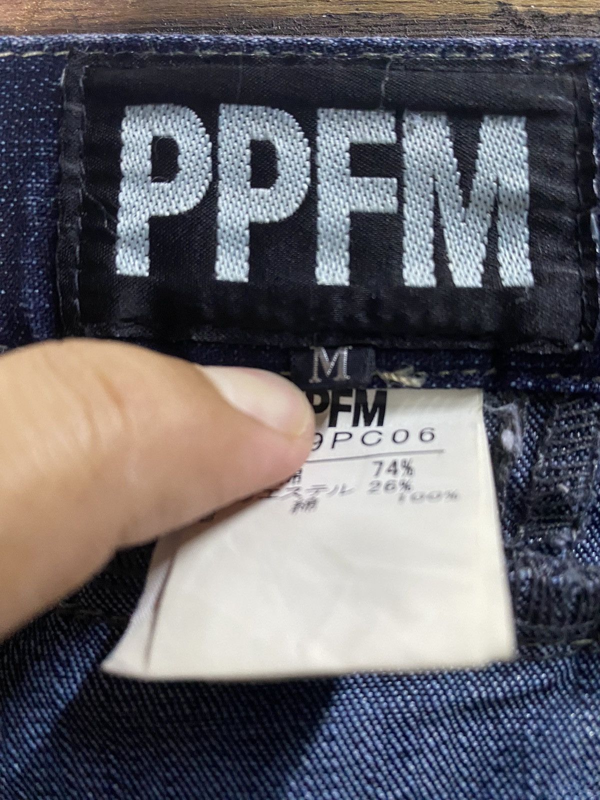 PPFM Rare PPFM Bondage Punk Distressed Denim Size US 31 - 12 Thumbnail