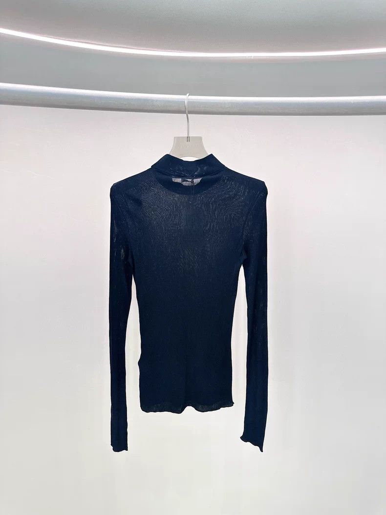 Saint Laurent Paris Saint Laurent Paris Black knit undershirt Size L / US 10 / IT 46 - 2 Thumbnail