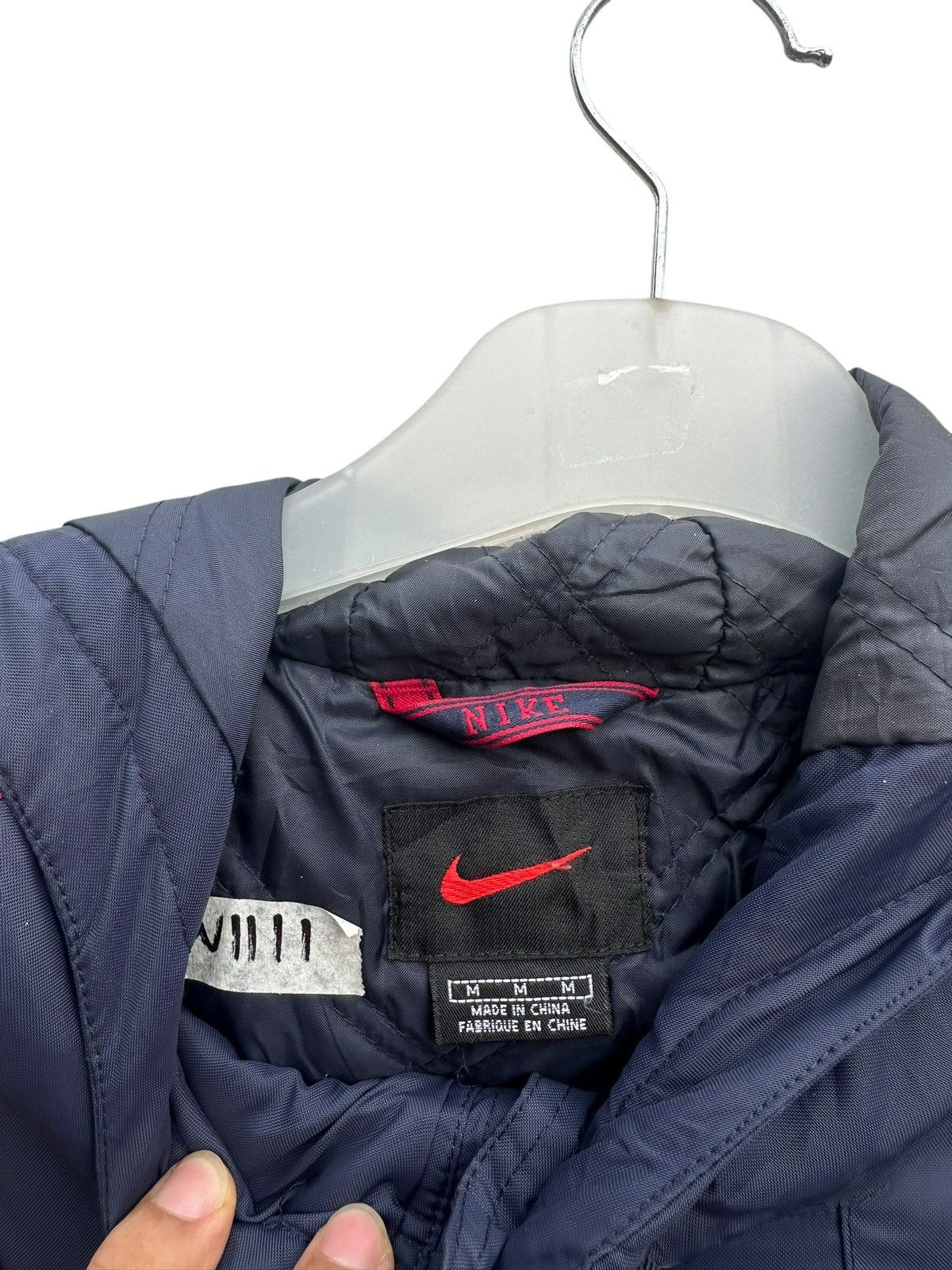 Nike Vintage 90s Nike Hooded Jacket Size US M / EU 48-50 / 2 - 6 Thumbnail