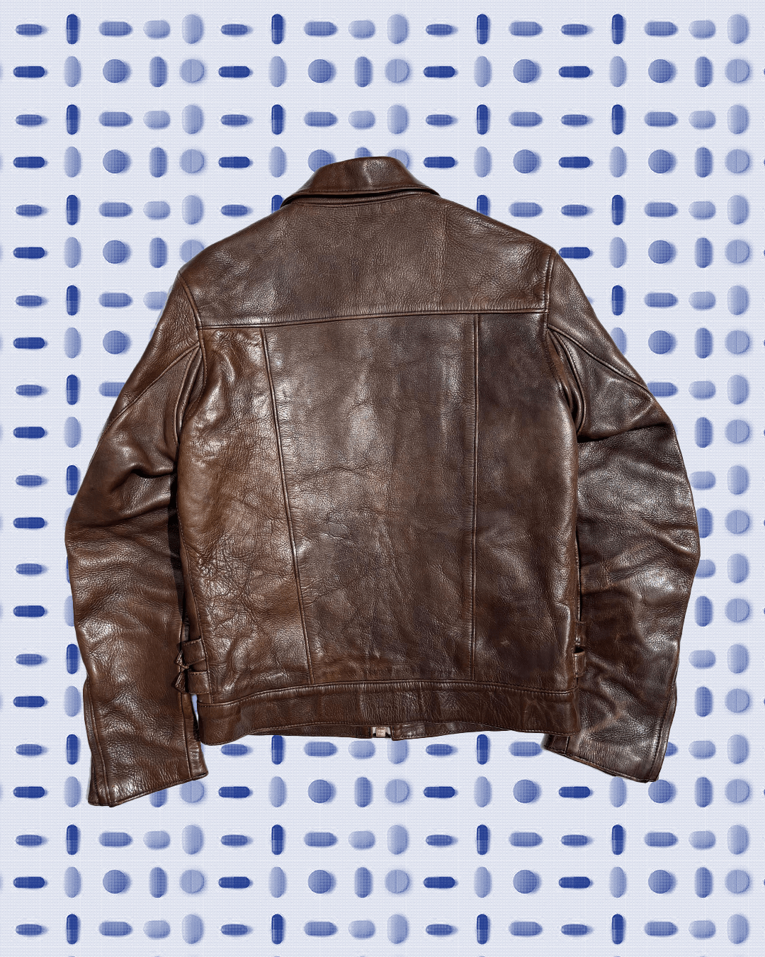 Blackmeans × Japanese Brand Blackmeans Single Rider Brown Leather Jacket Size US S / EU 44-46 / 1 - 4 Thumbnail