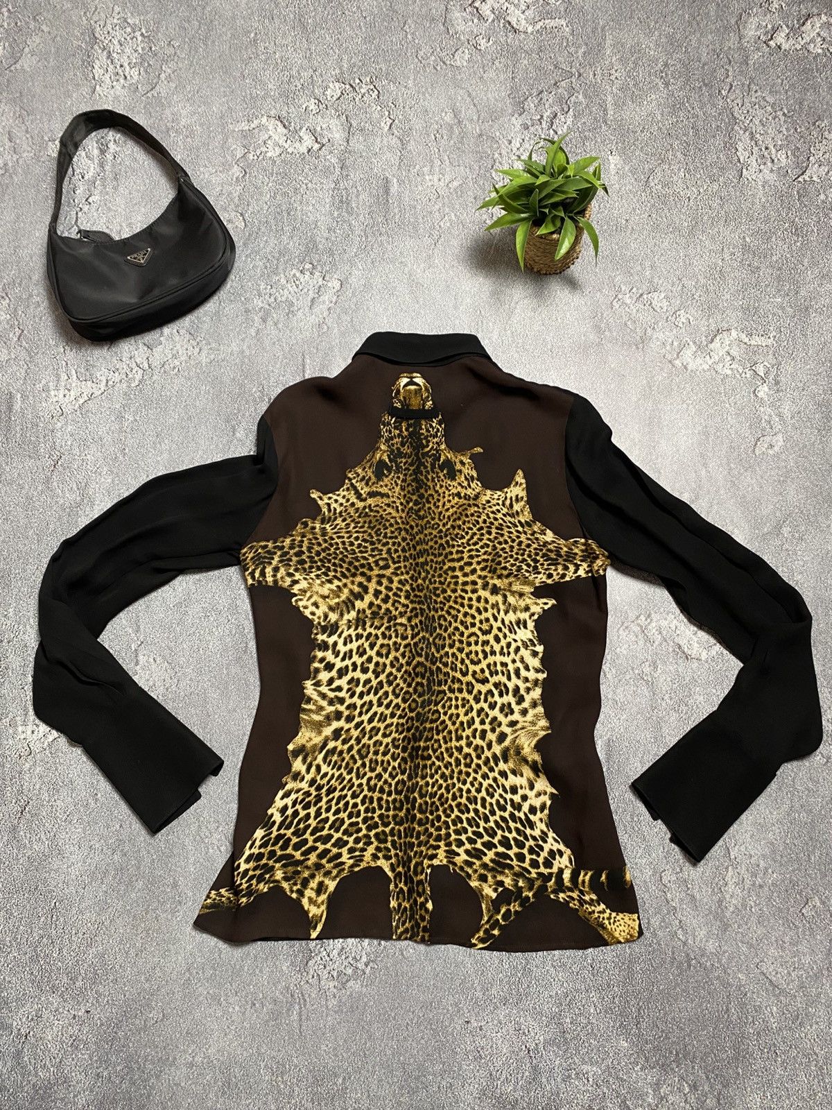 Jean Paul Gaultier Jean Paul Gaultier Blouse Femme Leopard Printed shirt brown Size M / US 6-8 / IT 42-44 - 1 Thumbnail