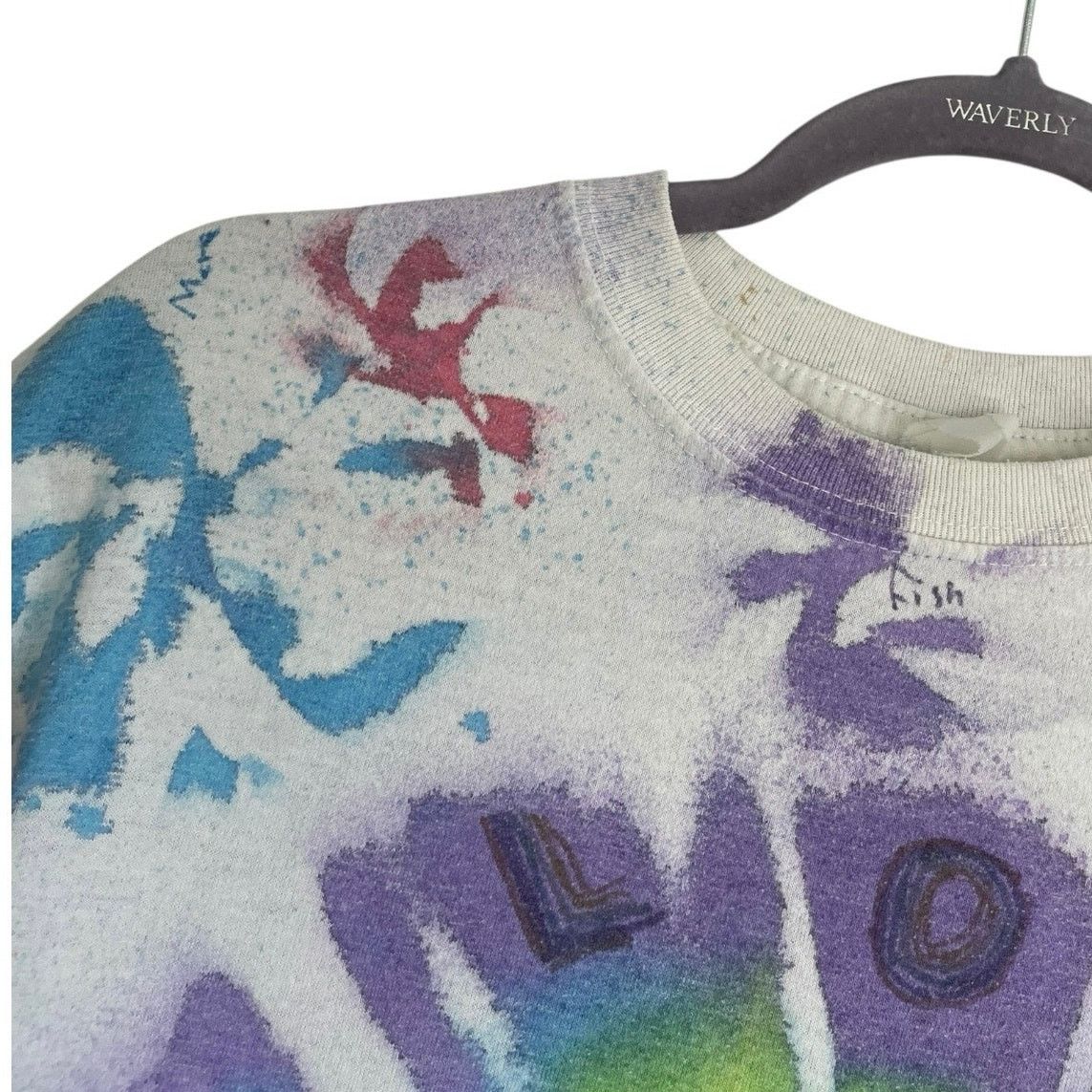 Other Fish LOVE Colorful Tie Dye Short Sleeve Tee Size M / US 6-8 / IT 42-44 - 3 Thumbnail