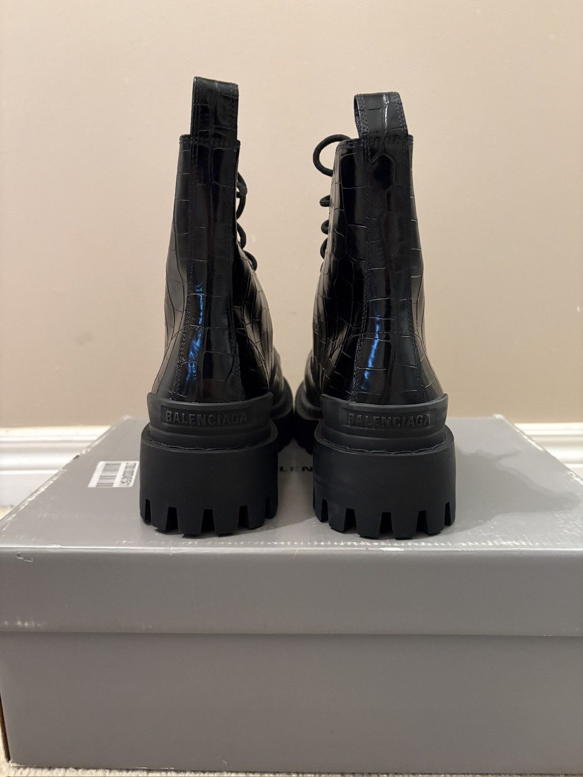 Balenciaga Balenciaga Strike boot Croc embossed Size US 7.5 / EU 40-41 - 5 Thumbnail